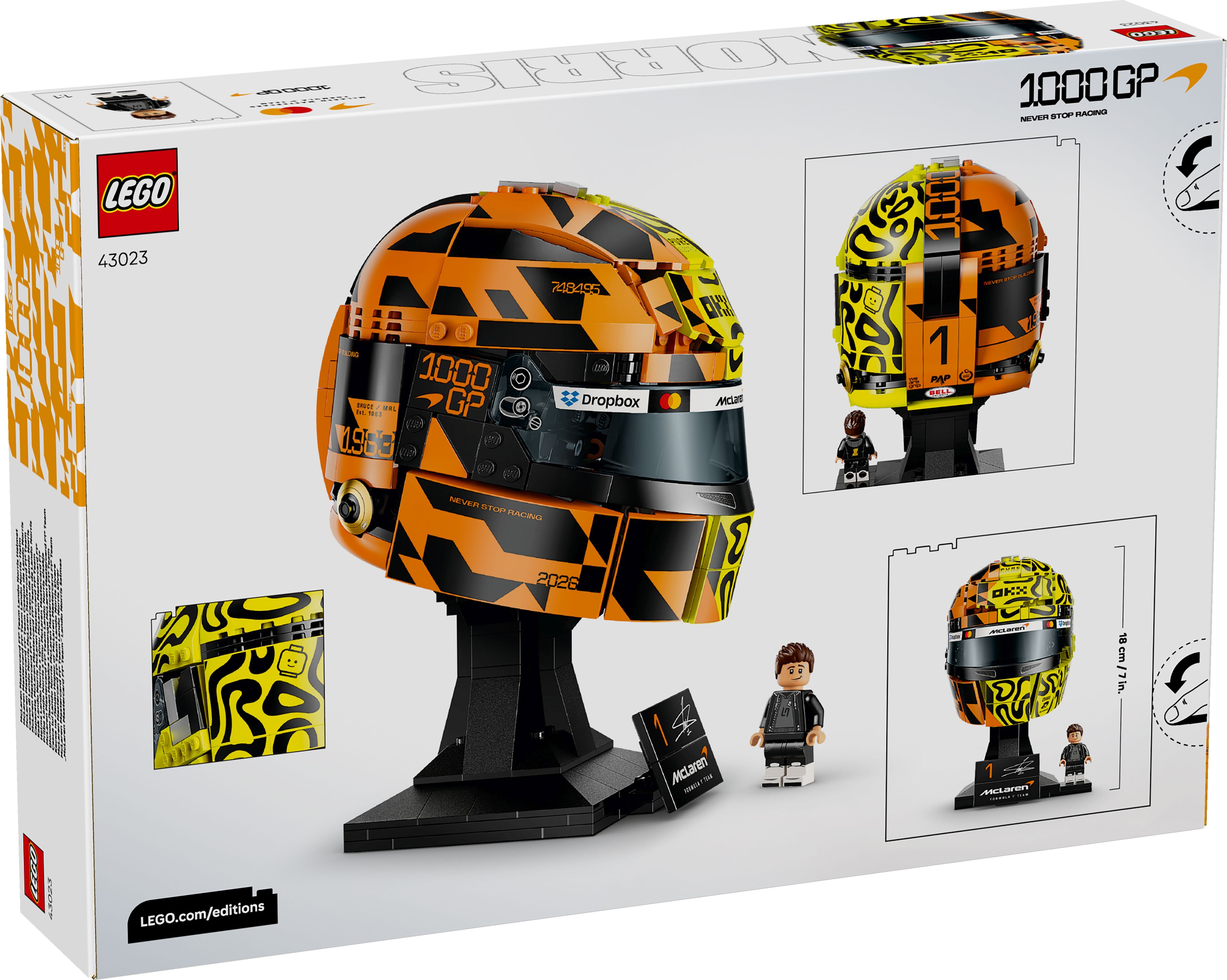 LEGO Special Editions 43023 McLaren Mastercard F1® Team Lando Norris’ Helm - Bild 7