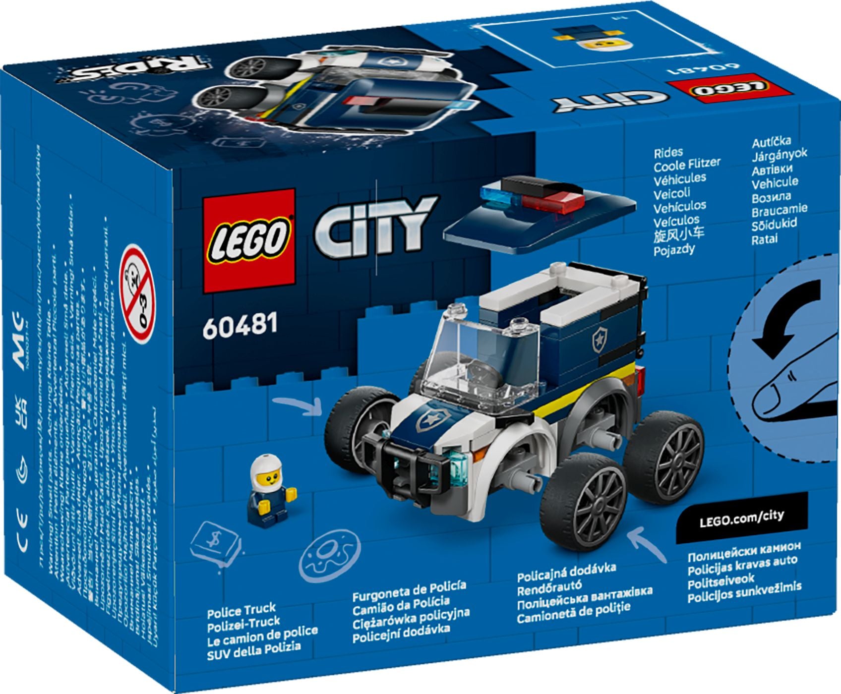LEGO City Coole Flitzer – Polizei-Truck 60481 - Bild 7