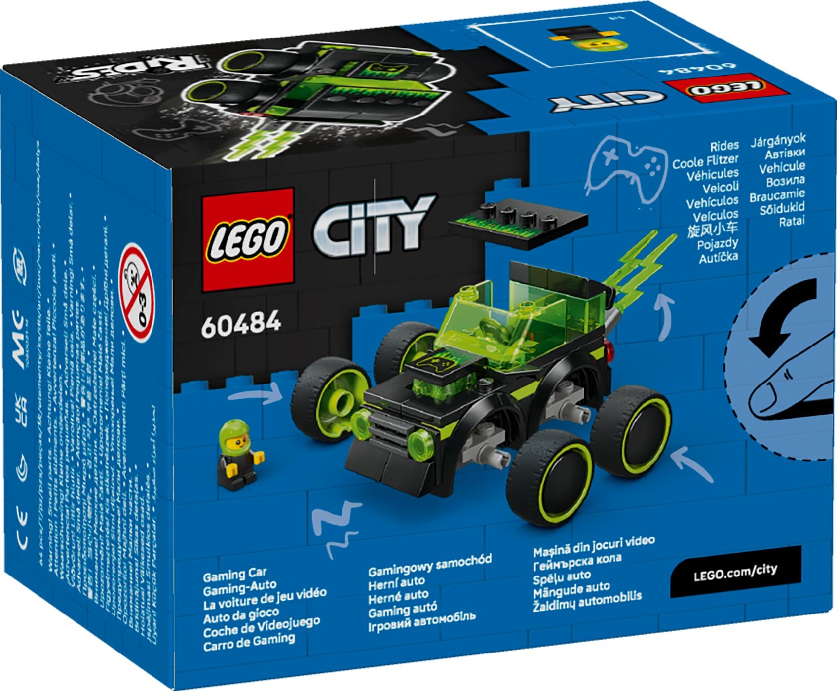 LEGO City Coole Flitzer – Gaming-Rennauto 60484 - Bild 6