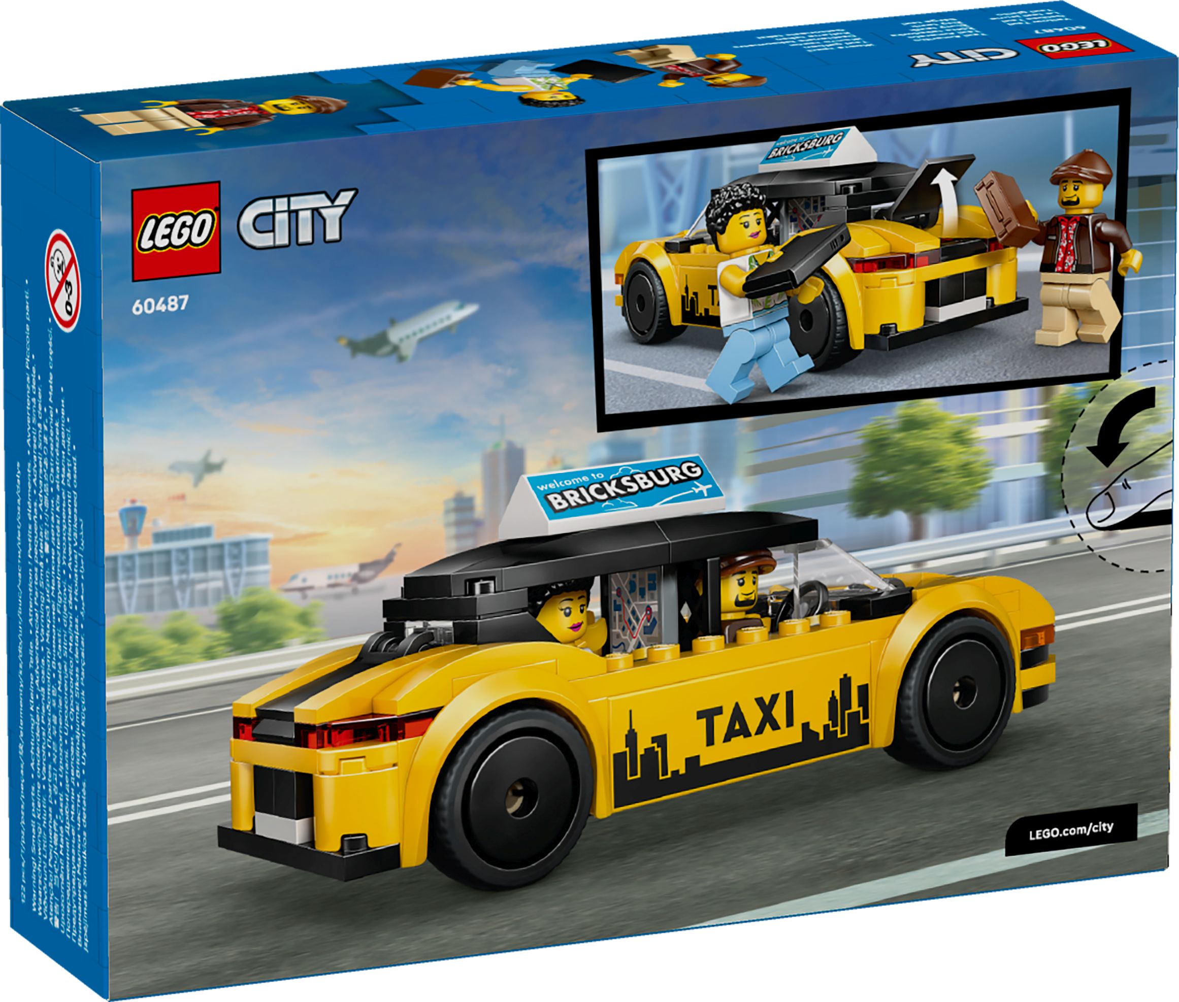 LEGO City Gelbes Taxi 60487 - Bild 7