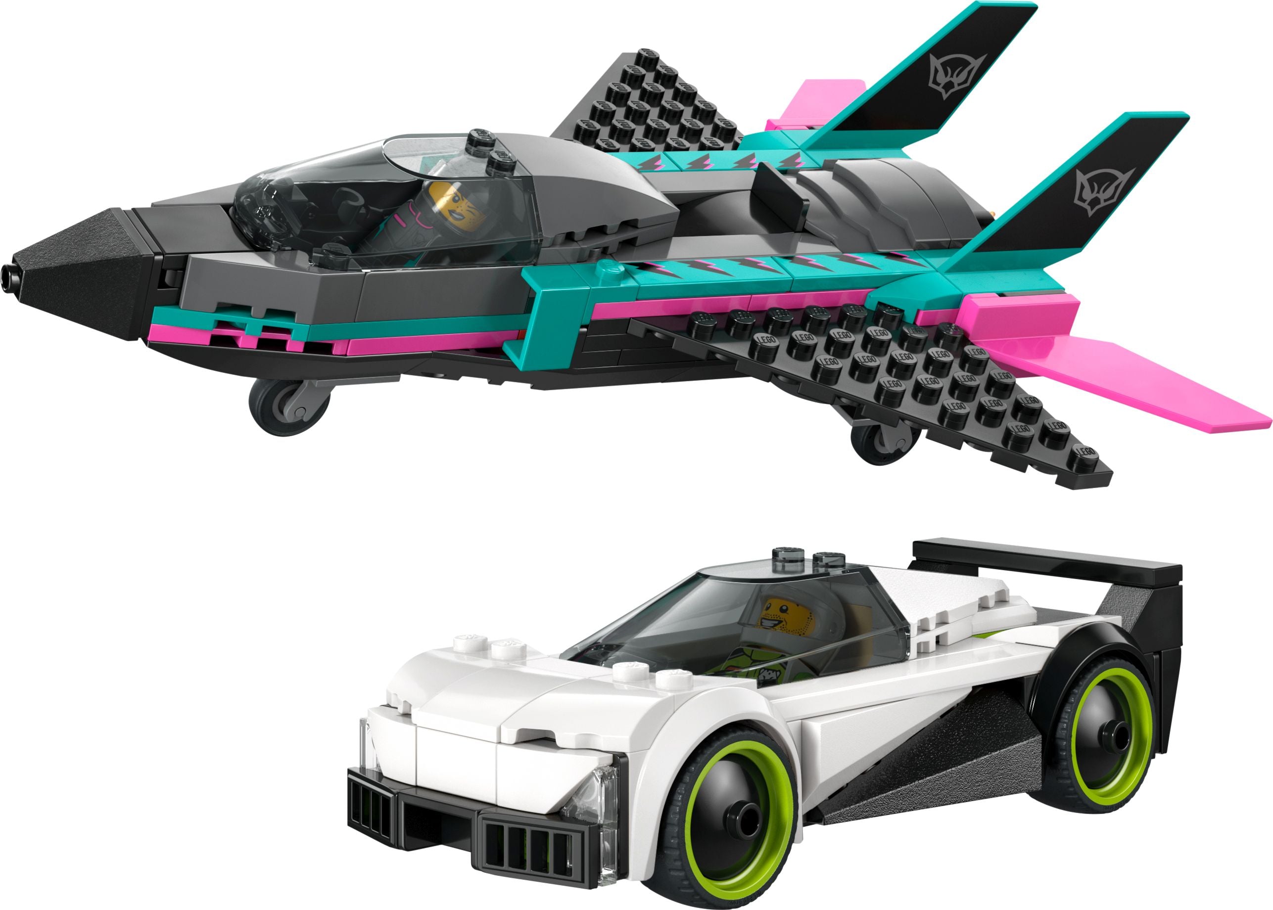 LEGO City Düsenflieger vs. Rennauto 60489 - Bild 2