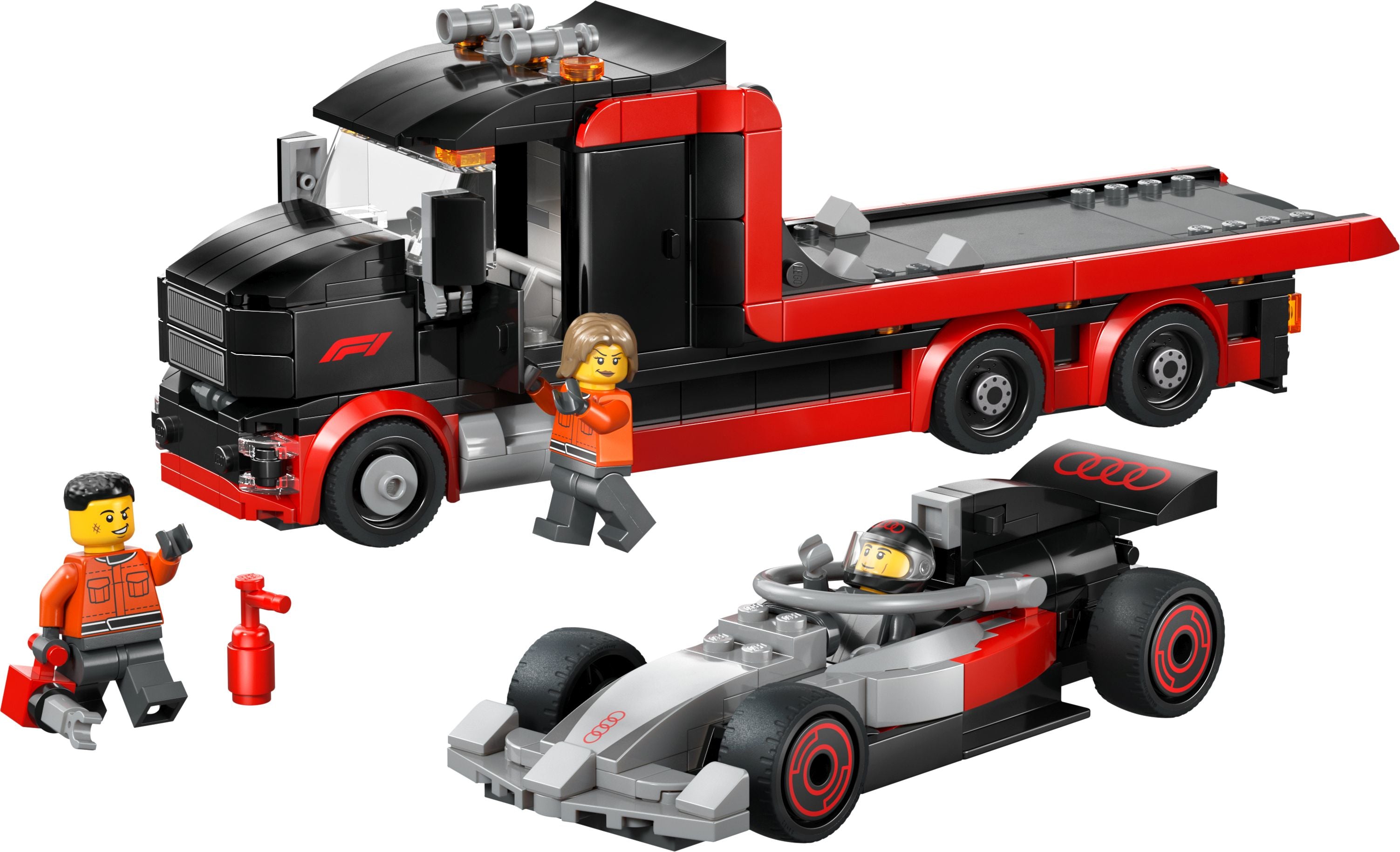 LEGO City 60493 F1 Truck mit Audi F1 Rennwagen - Bild 2