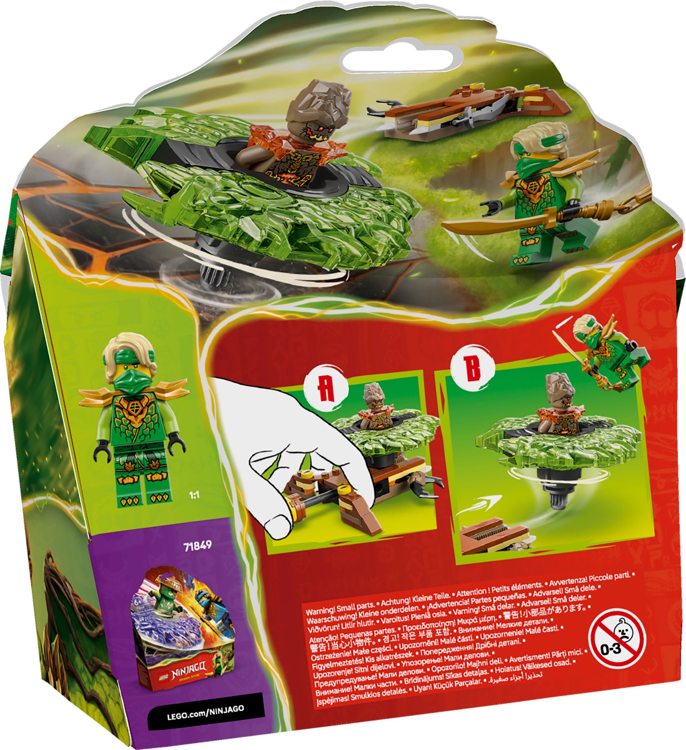 LEGO Ninjago Lloyd vs. Elementarmonster-Spinner 71850 - Bild 6