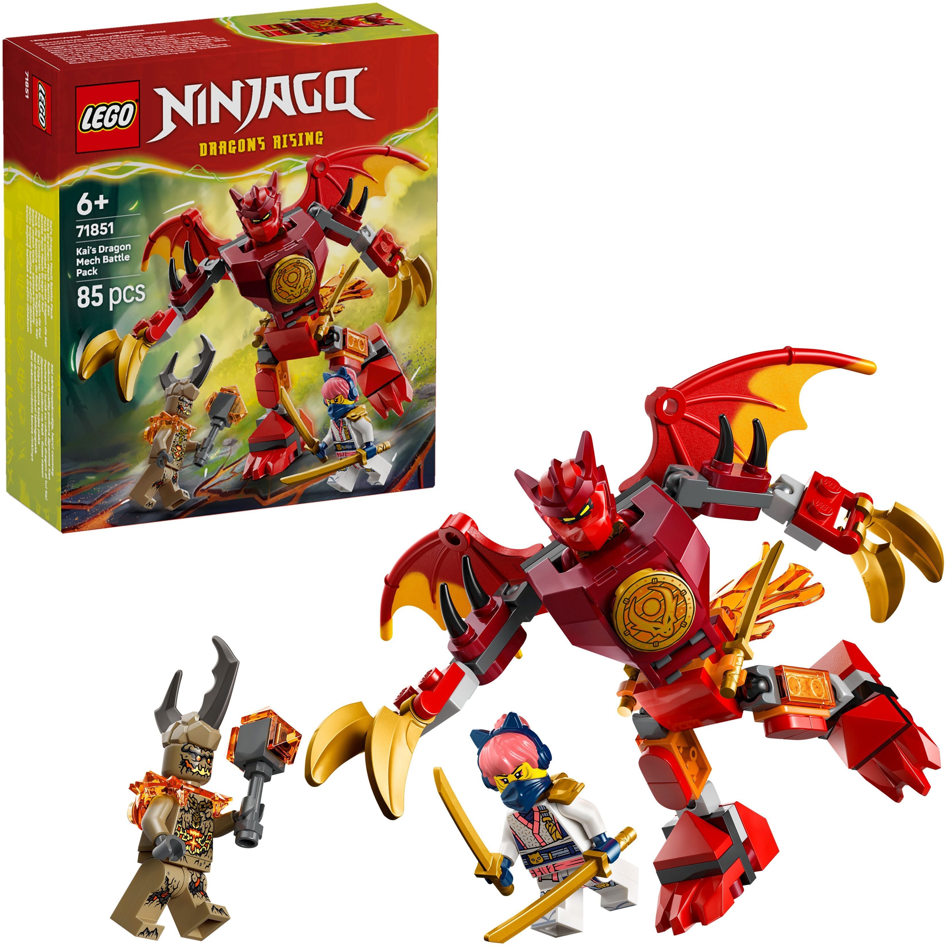LEGO Ninjago Kais Drachen-Mech Battle Set 71851 - Bild 4