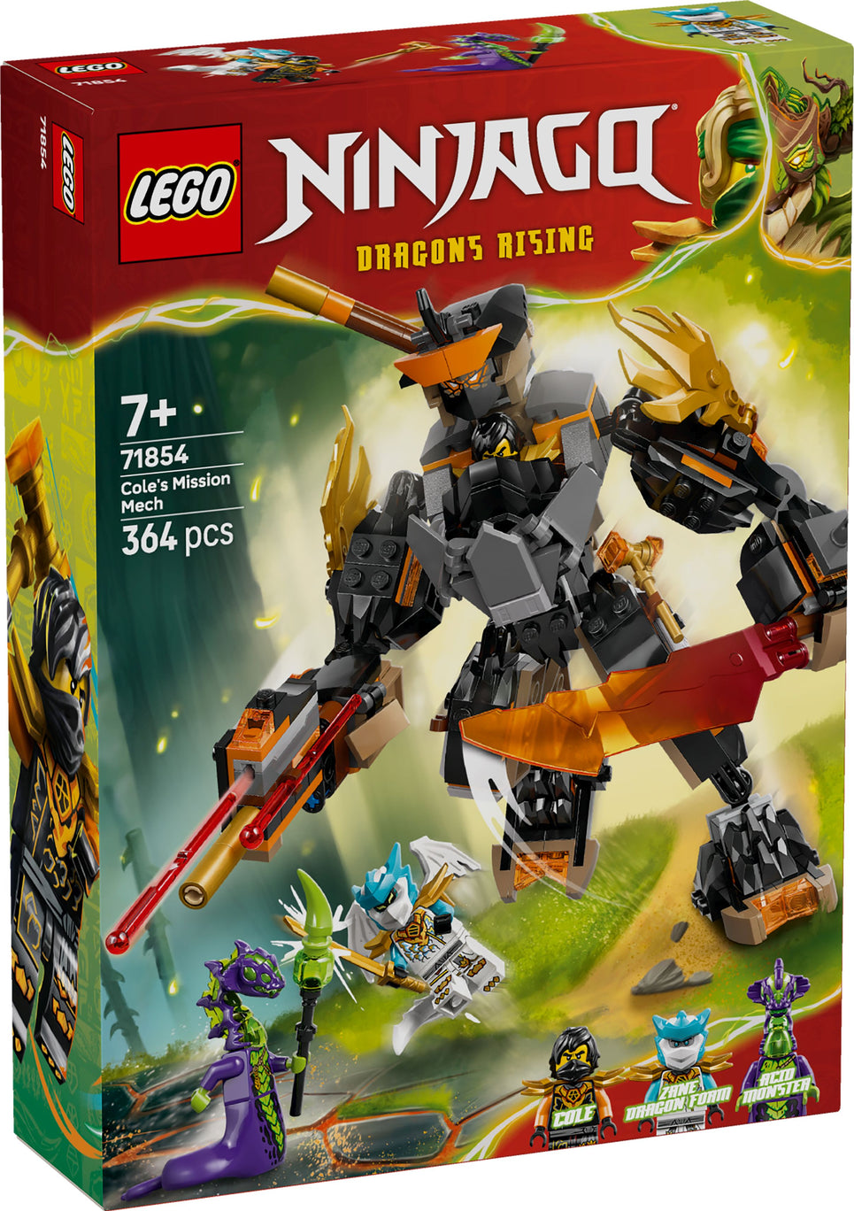 LEGO NINJAGO Coles Action-Mech und Drachen-Zane 71854