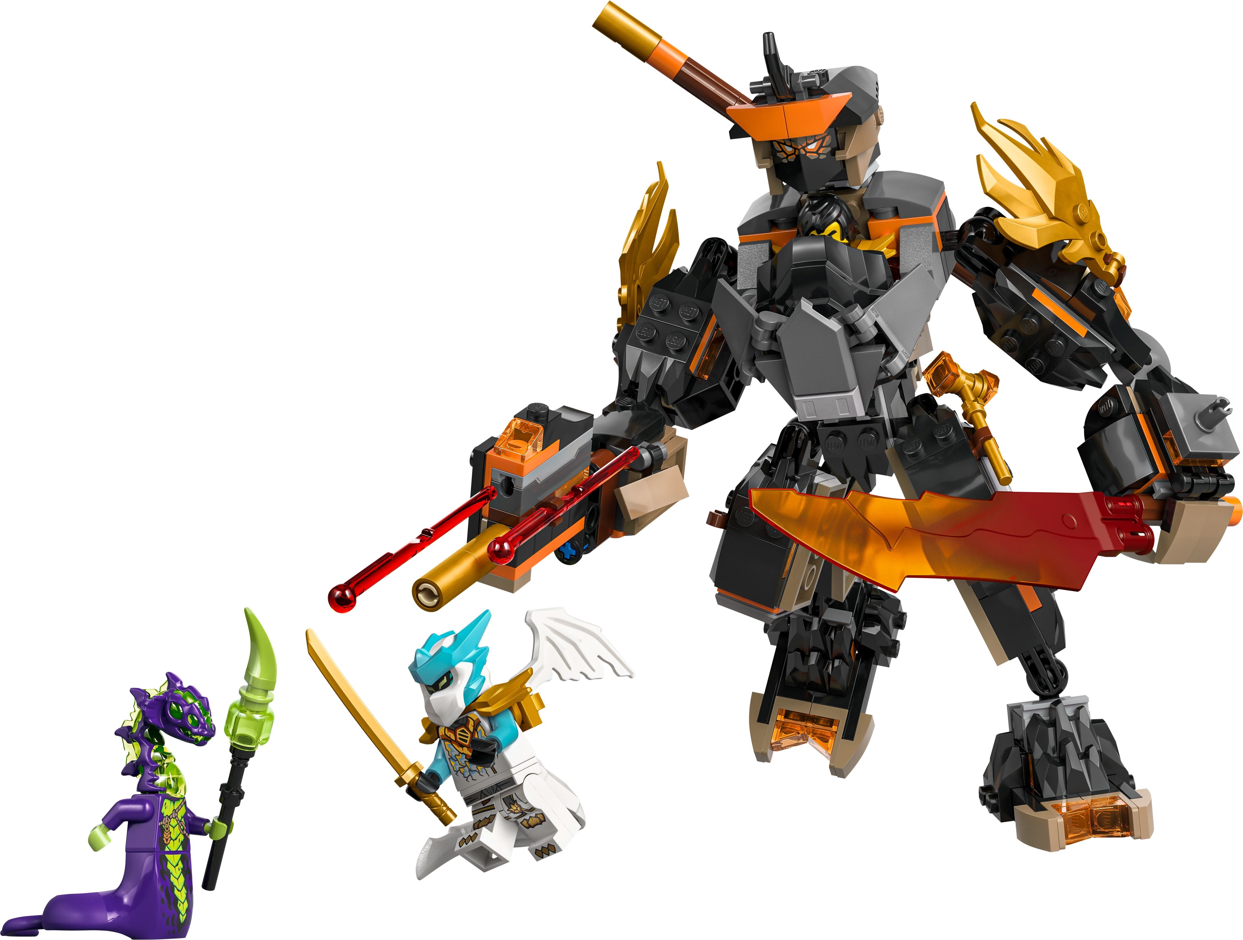 LEGO NINJAGO Coles Action-Mech und Drachen-Zane 71854 - Bild 2