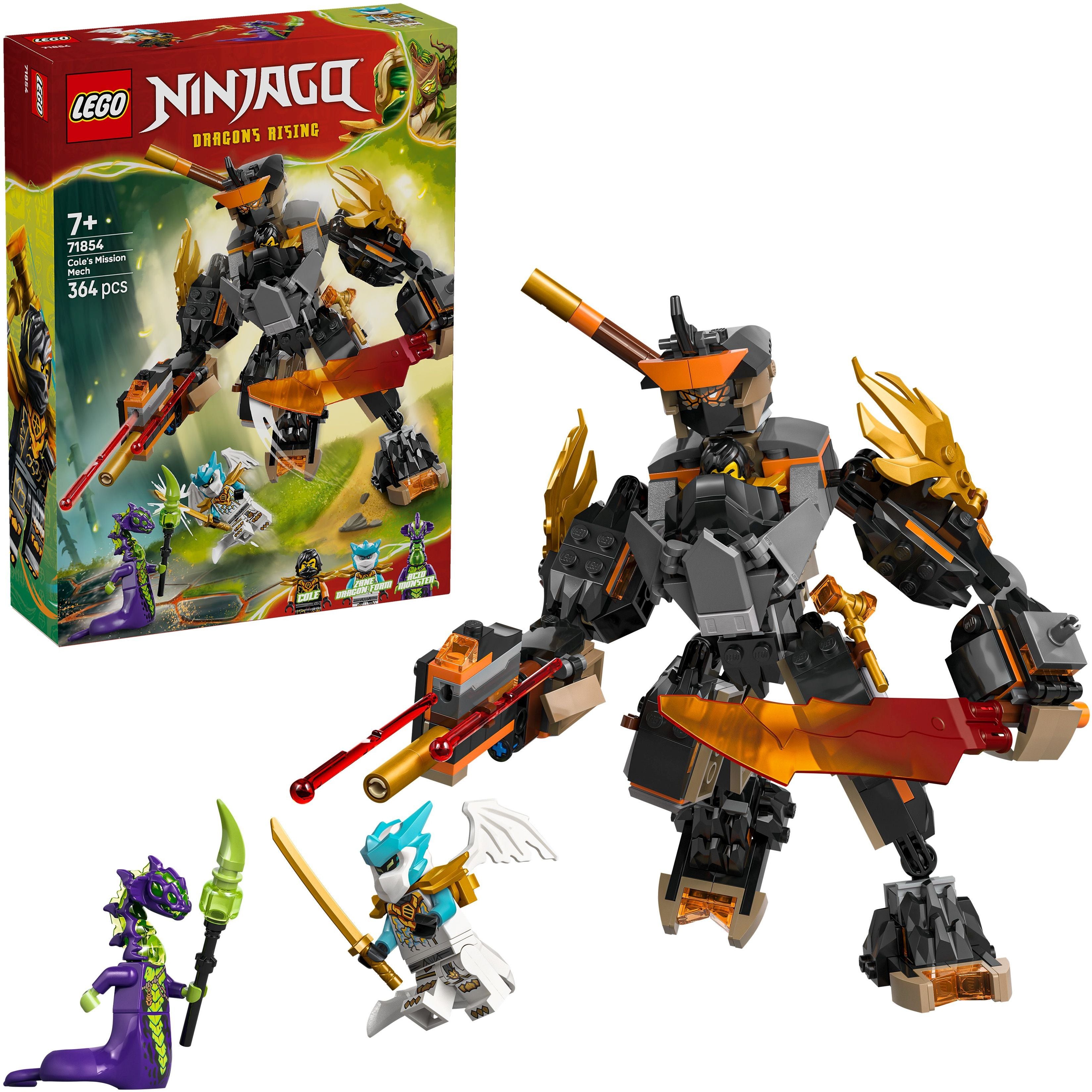 LEGO NINJAGO Coles Action-Mech und Drachen-Zane 71854 - Bild 5
