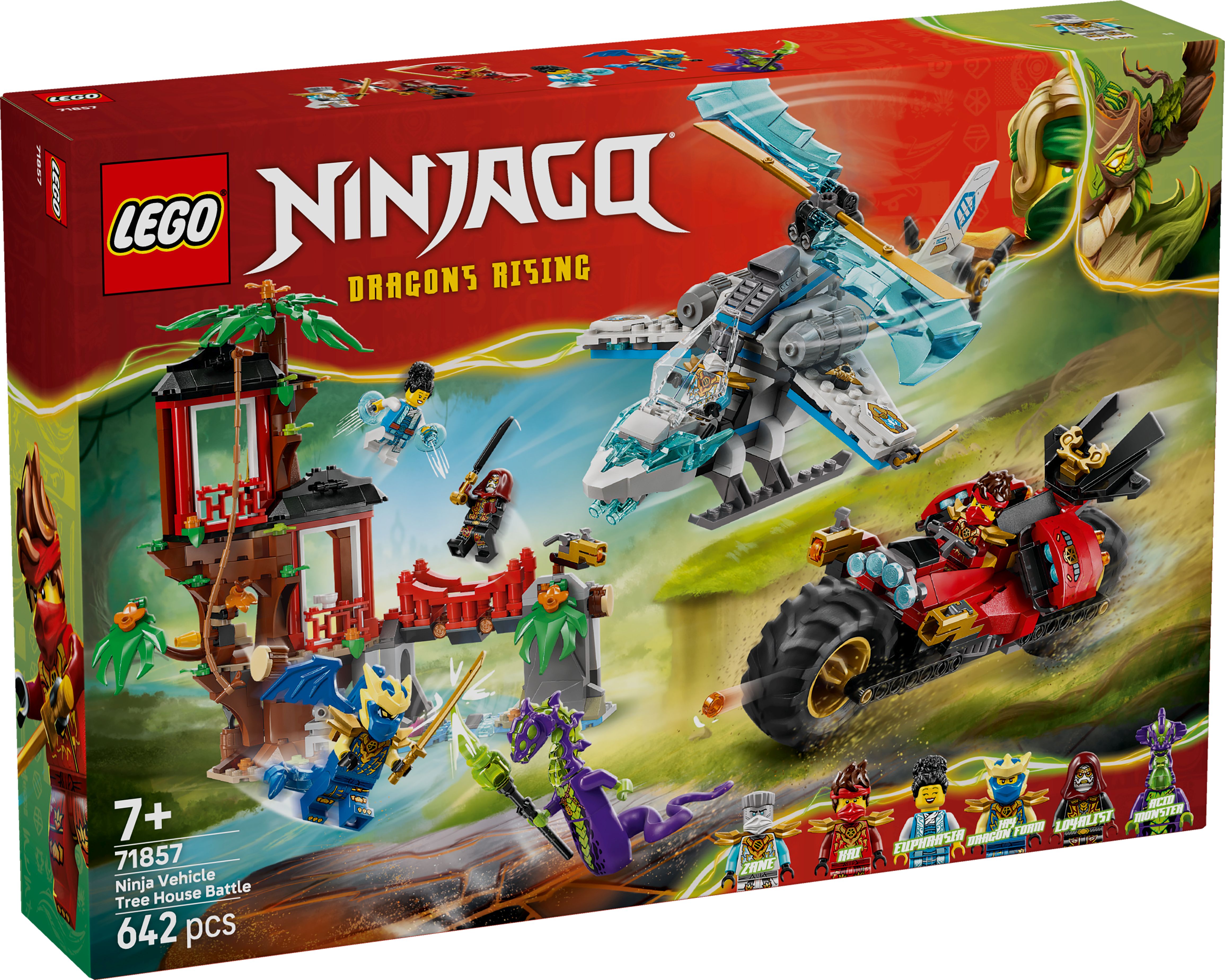 LEGO NINJAGO Showdown am Baumhaus mit dem Ninja-Bike 71857 - Bild 1