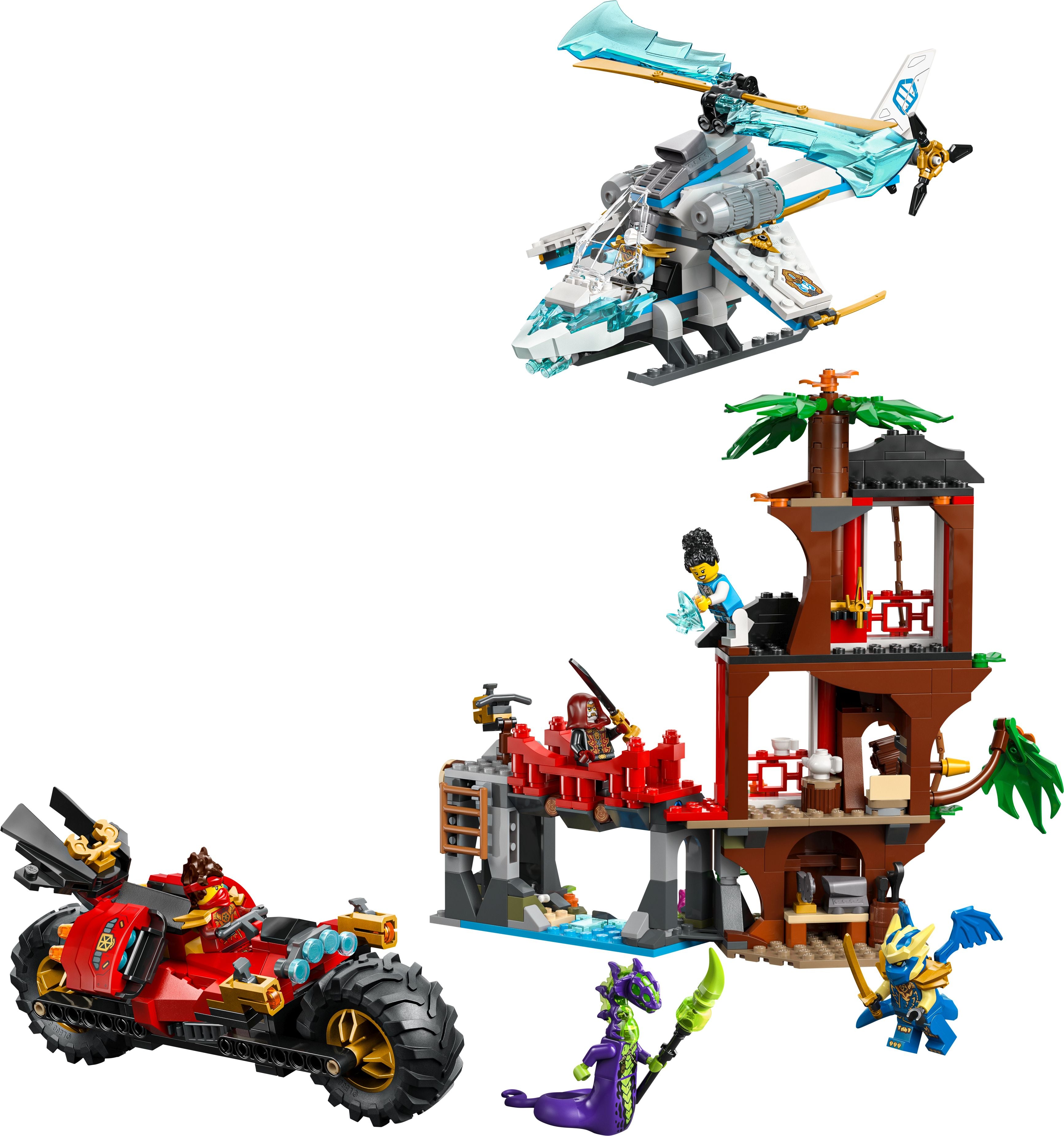 LEGO NINJAGO Showdown am Baumhaus mit dem Ninja-Bike 71857 - Bild 2