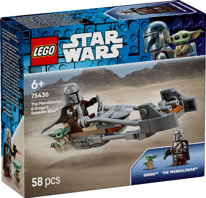 LEGO Star Wars™ 75436 Der Mandalorianer und Grogu auf ihrem Speeder Bike™
