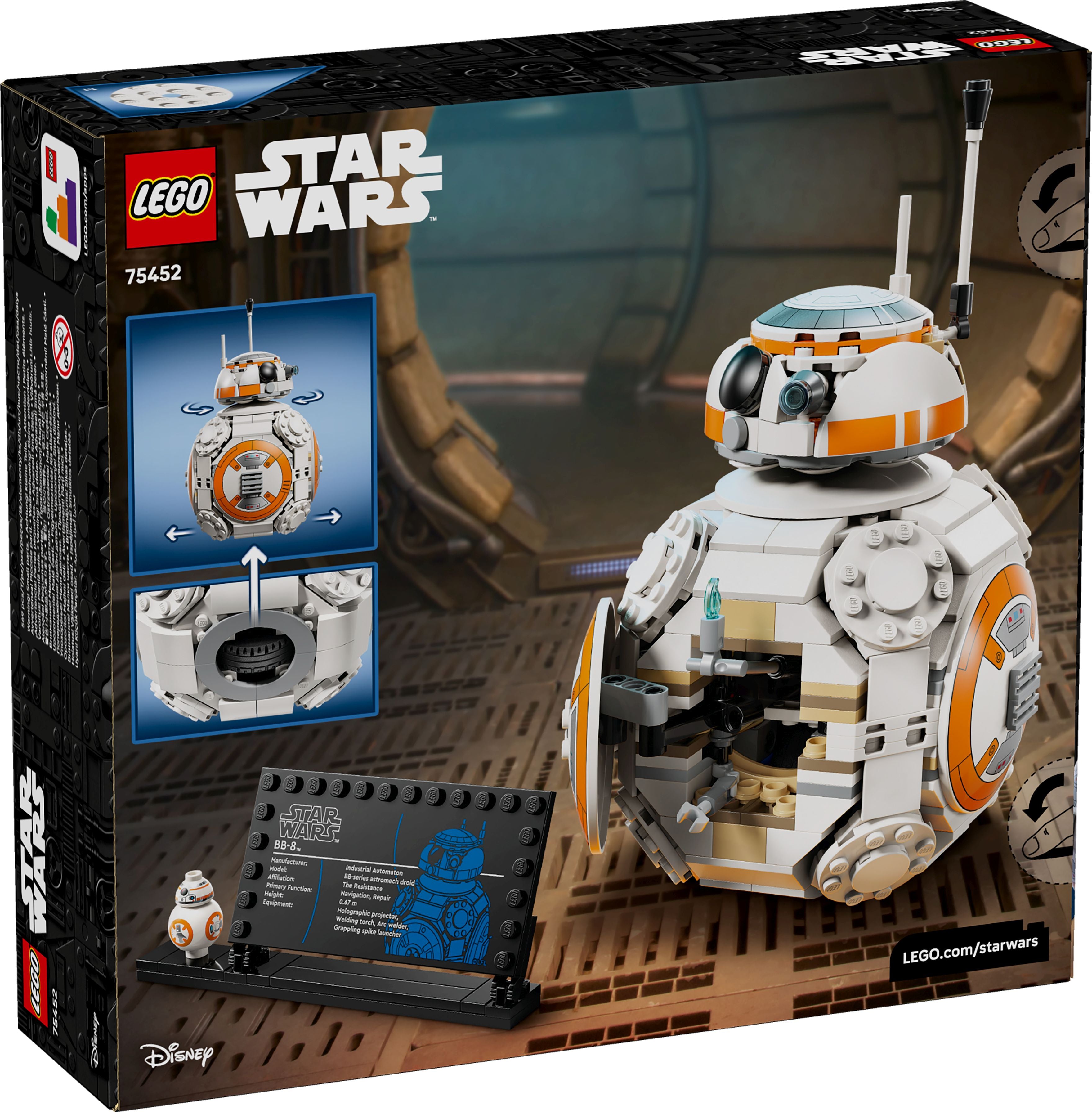 LEGO® Star Wars™ 75452 Der Astromech-Droide BB-8 - Bild 6