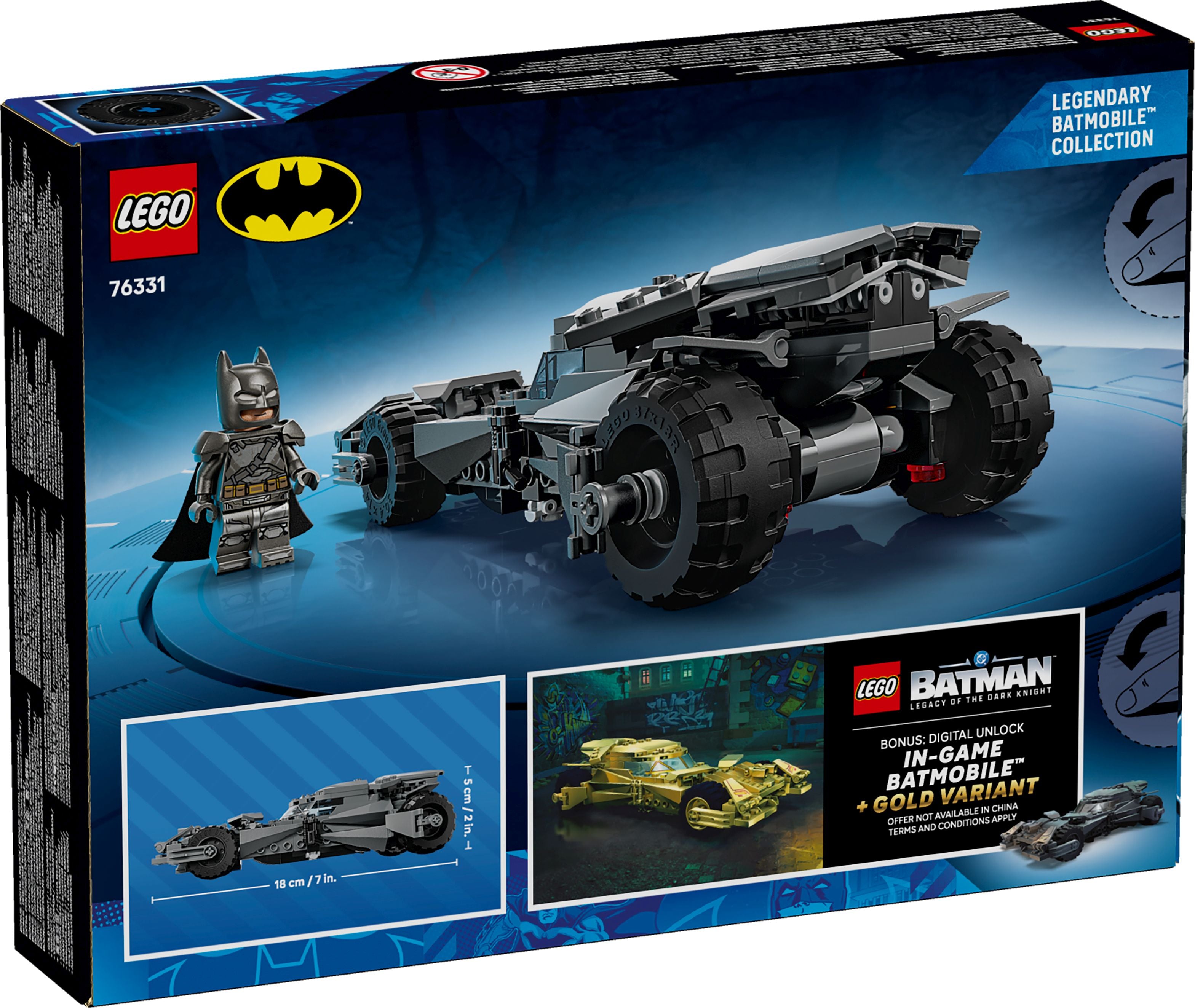 LEGO DC Universe Super Heroes 76331 Batman vs. Superman: Batmobil - Bild 7