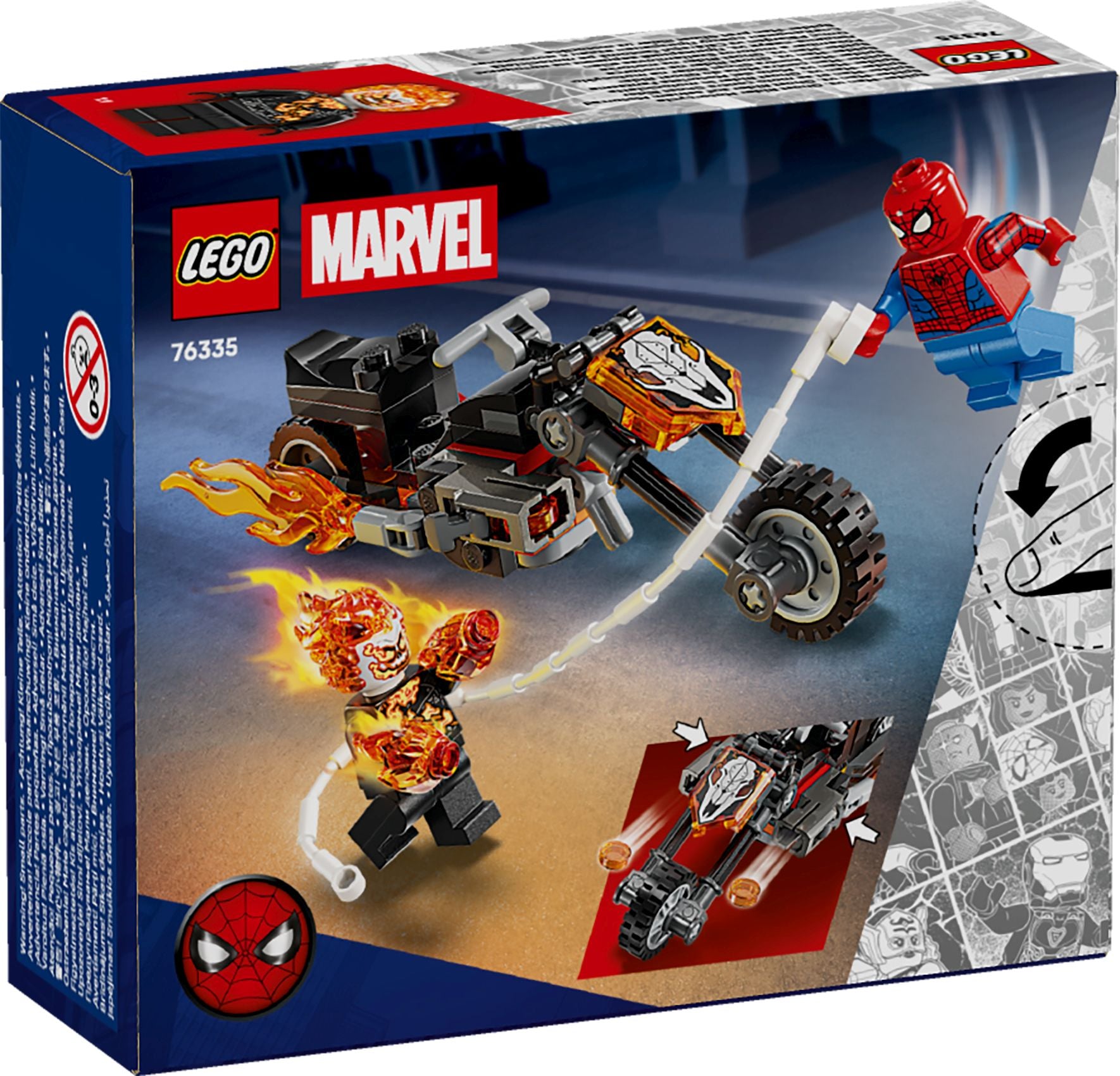 LEGO® Marvel Super Heroes™ 76335 Spider-Man vs. Ghost Rider auf seinem Motorrad - Bild 8