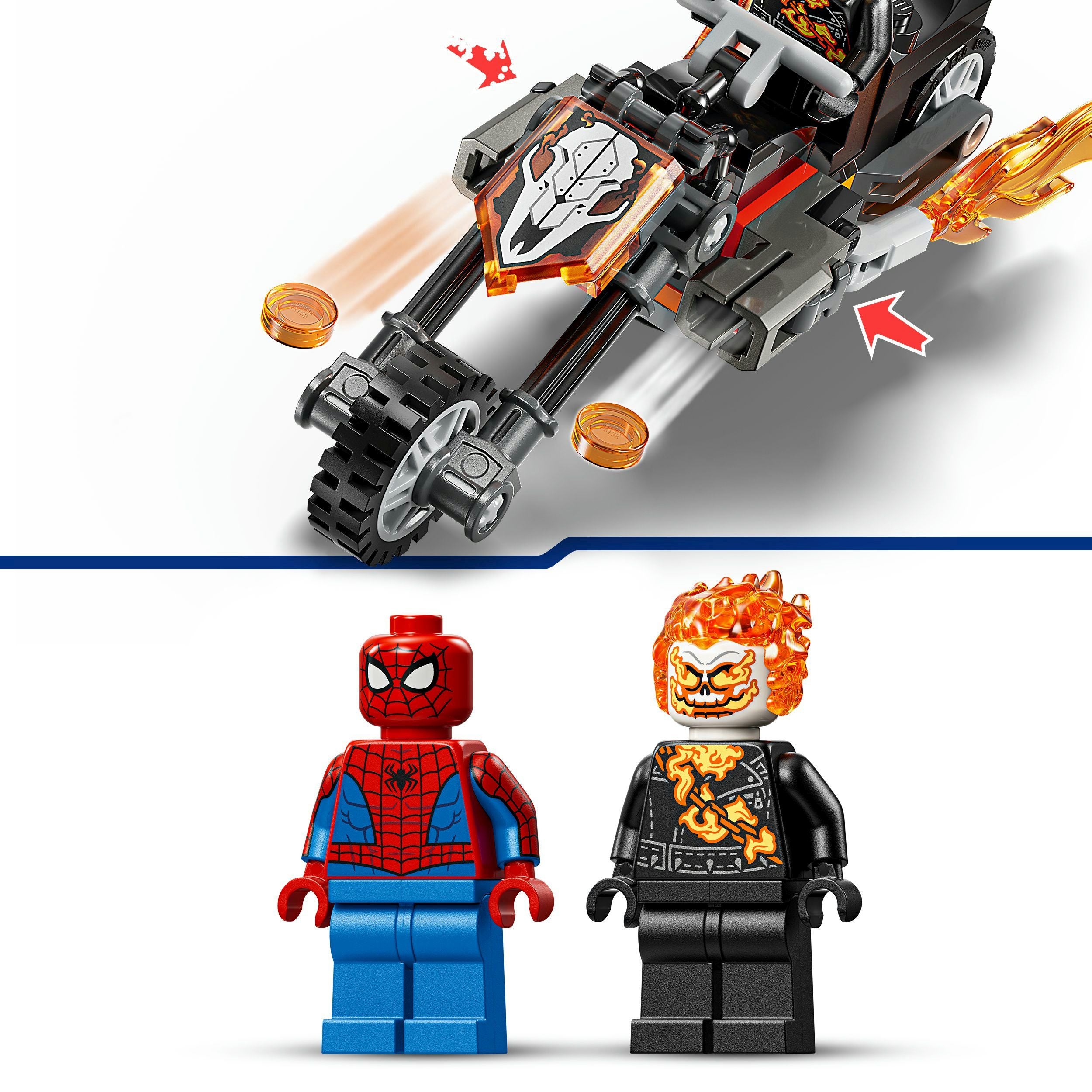 LEGO® Marvel Super Heroes™ 76335 Spider-Man vs. Ghost Rider auf seinem Motorrad - Bild 6
