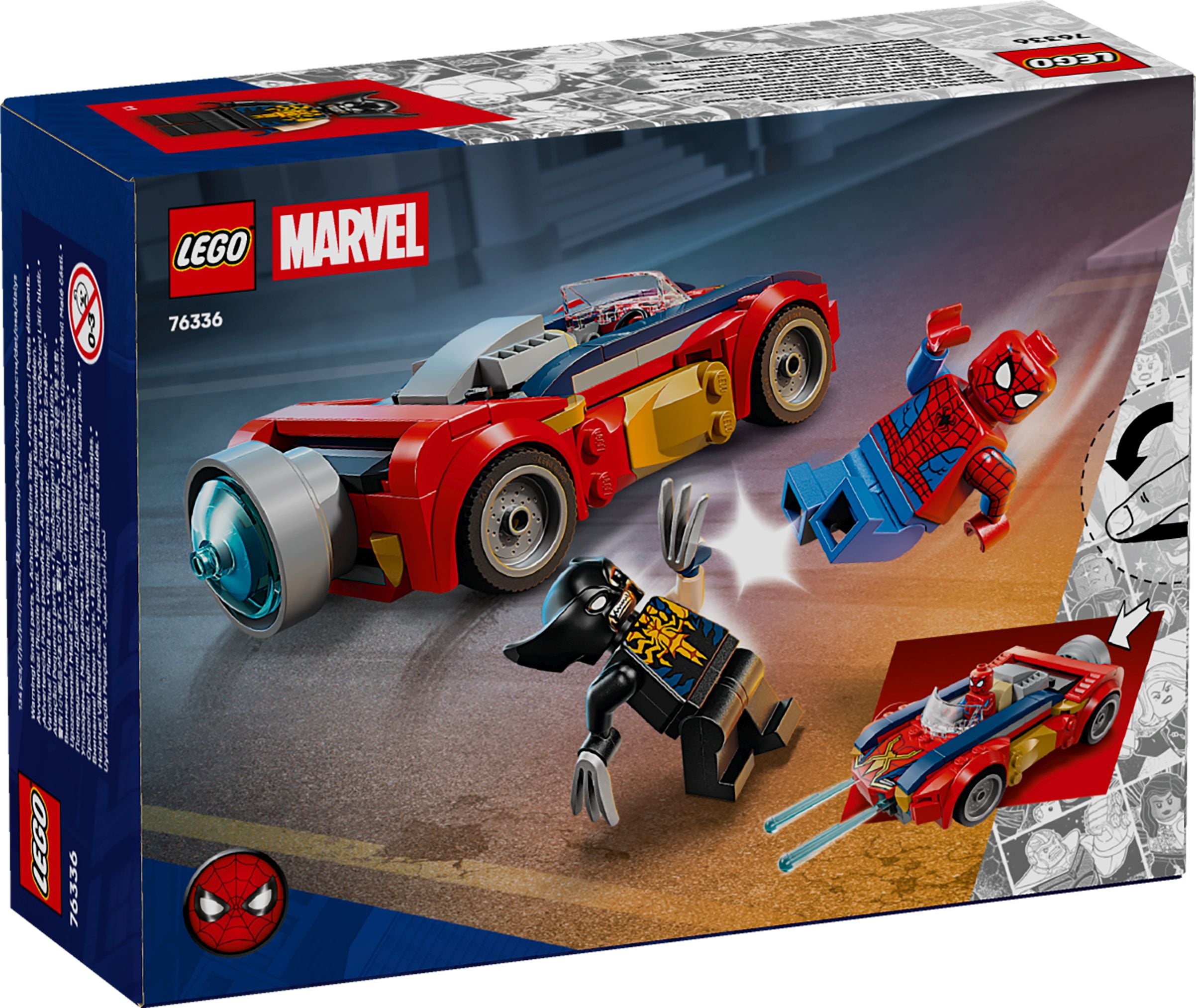 LEGO Marvel  76336 Spider-Man Auto vs. Venomized Wolverine - Bild 8