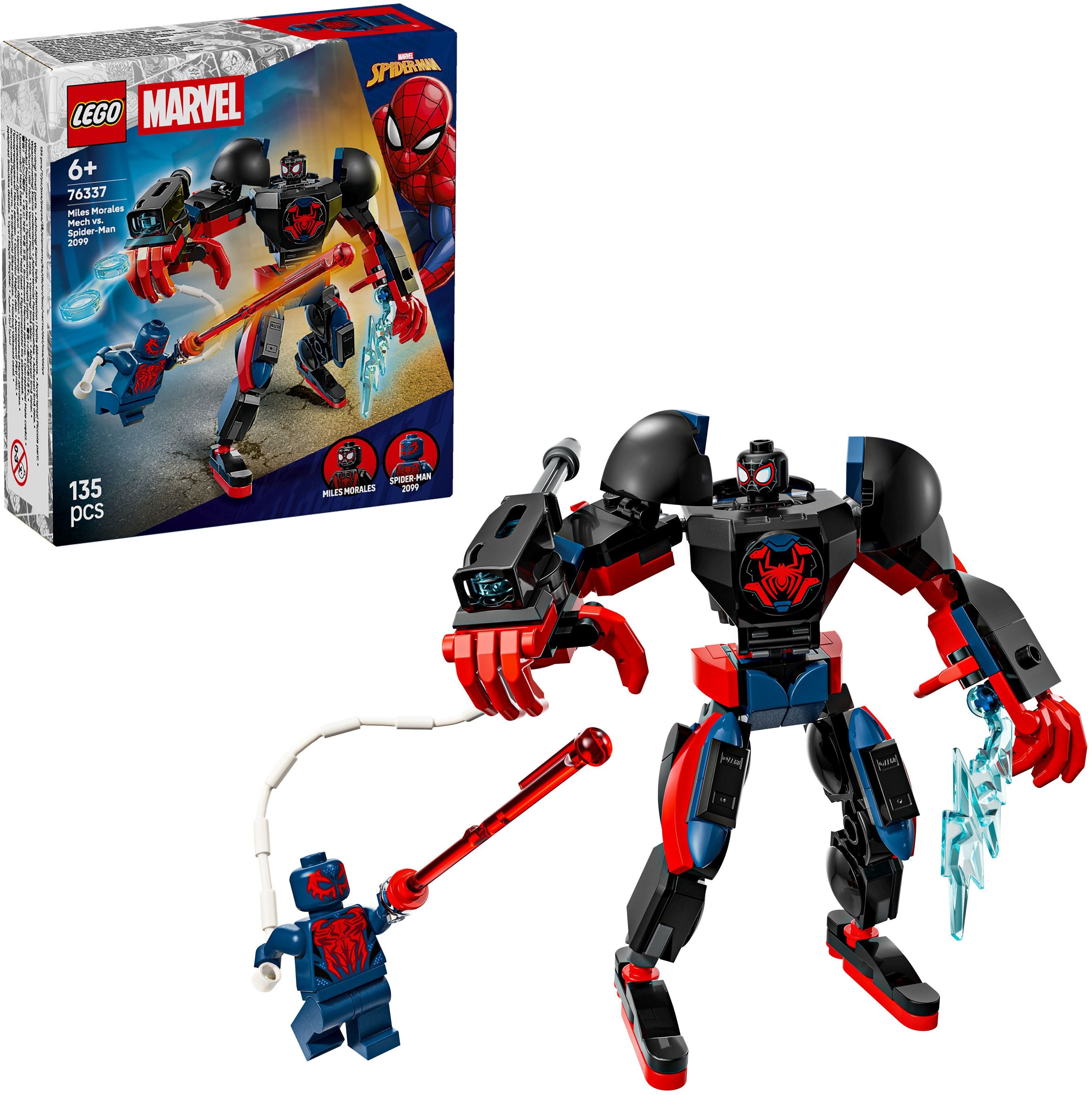 LEGO® Marvel Super Heroes™ 76337 Miles Morales Mech vs. Spider-Man 2099 - Bild 4