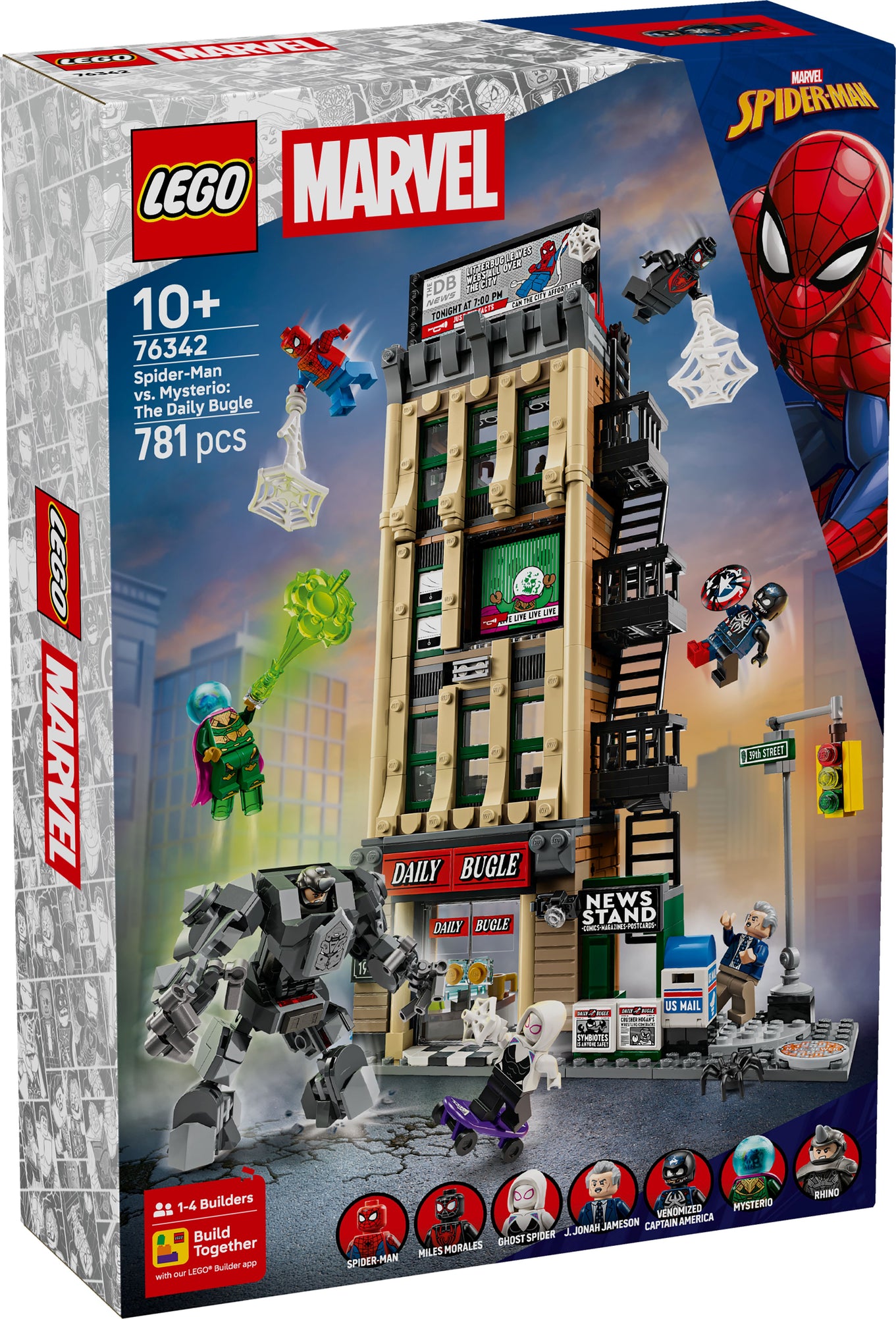LEGO® Marvel Super Heroes™ 76342 Spider-Man vs. Mysterio: Daily Bugle