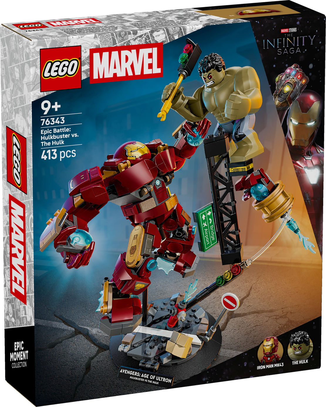 LEGO® Marvel Super Heroes™ 76343 Duell der Giganten: Hulkbuster vs. Hulk