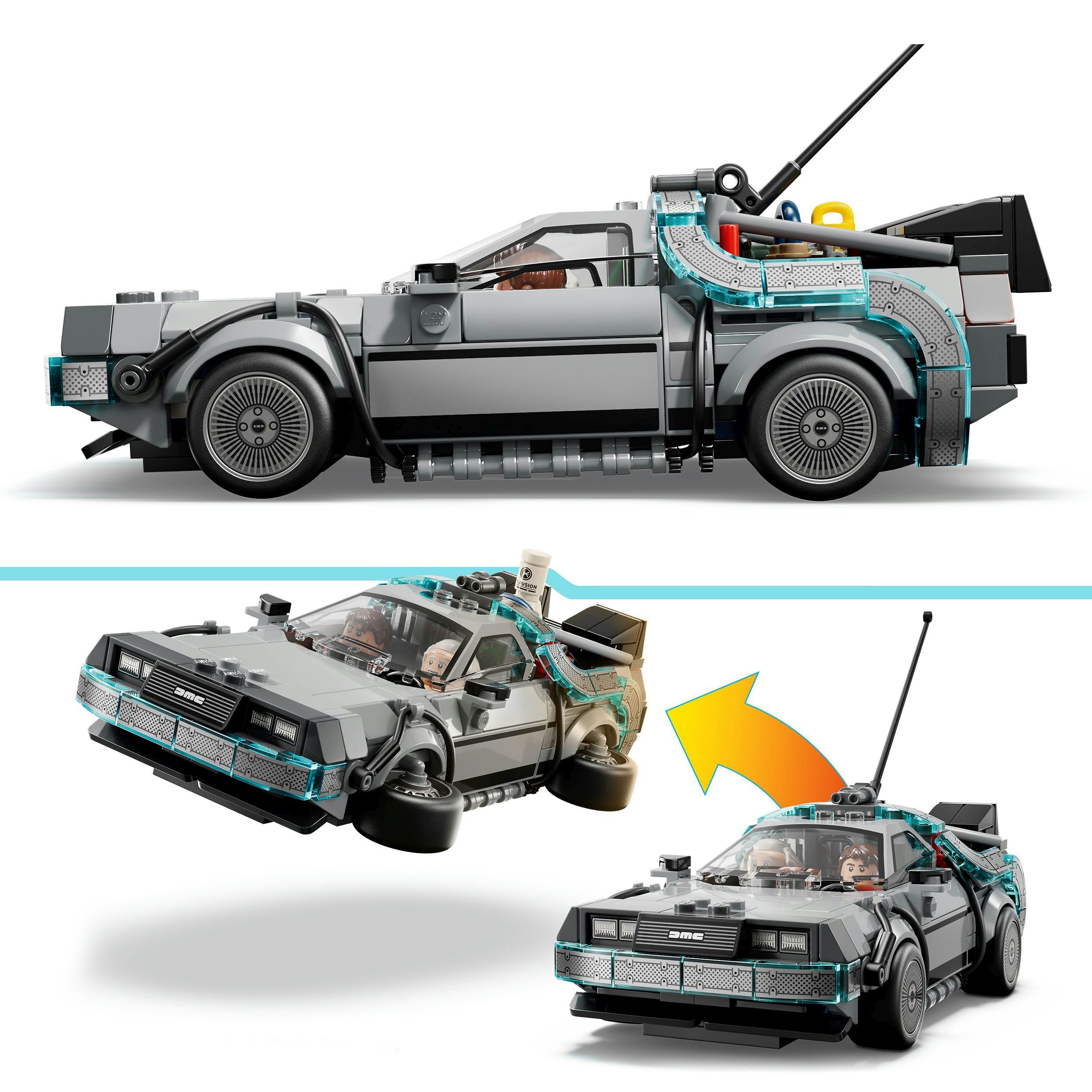 LEGO Speed Champions Zeitmaschine aus Zurück in die Zukunft 77256 - Bild 5