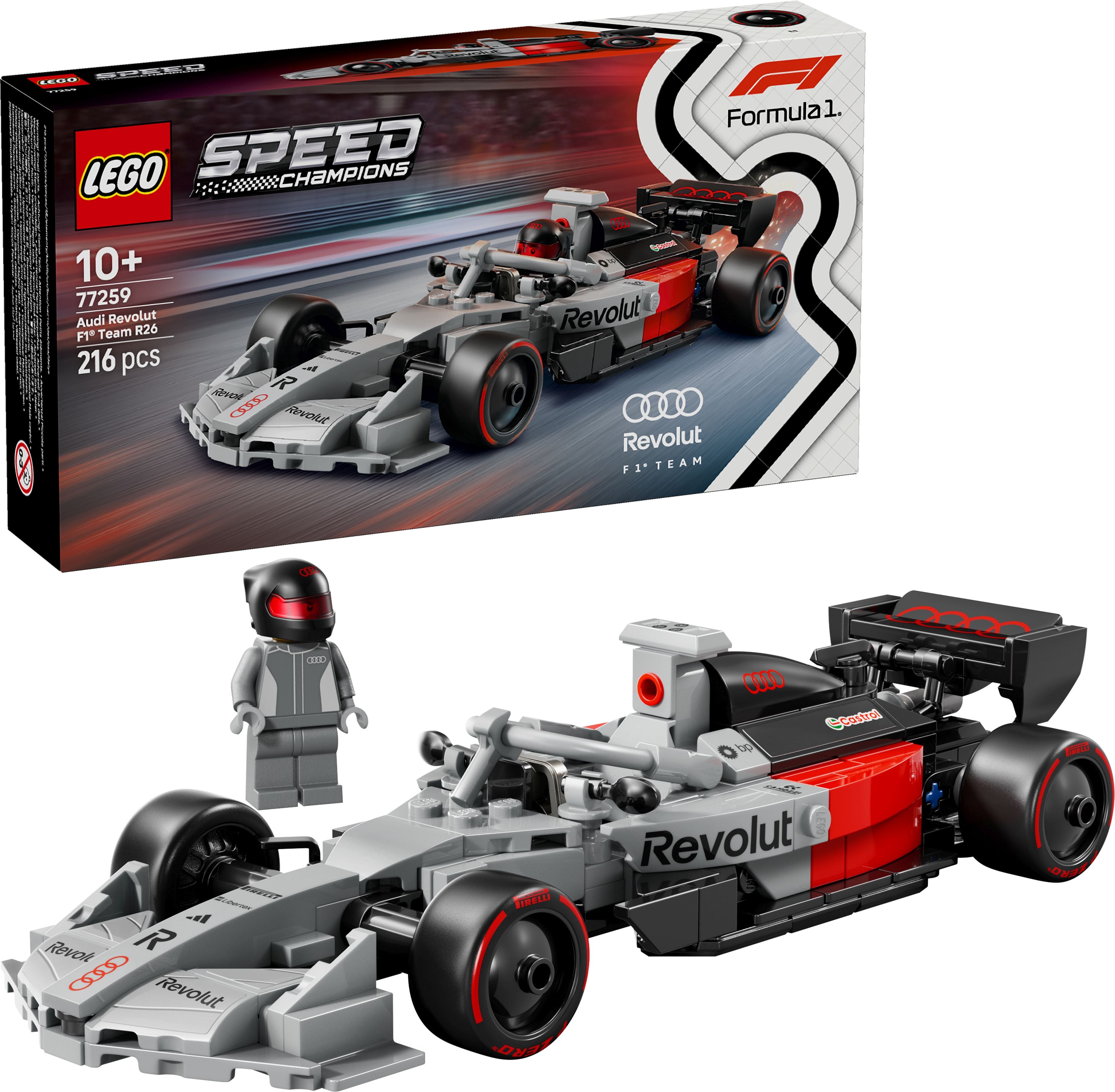 LEGO Speed Champions 77259 Audi Revolut F1 Team R26 Rennwagen - Bild 6