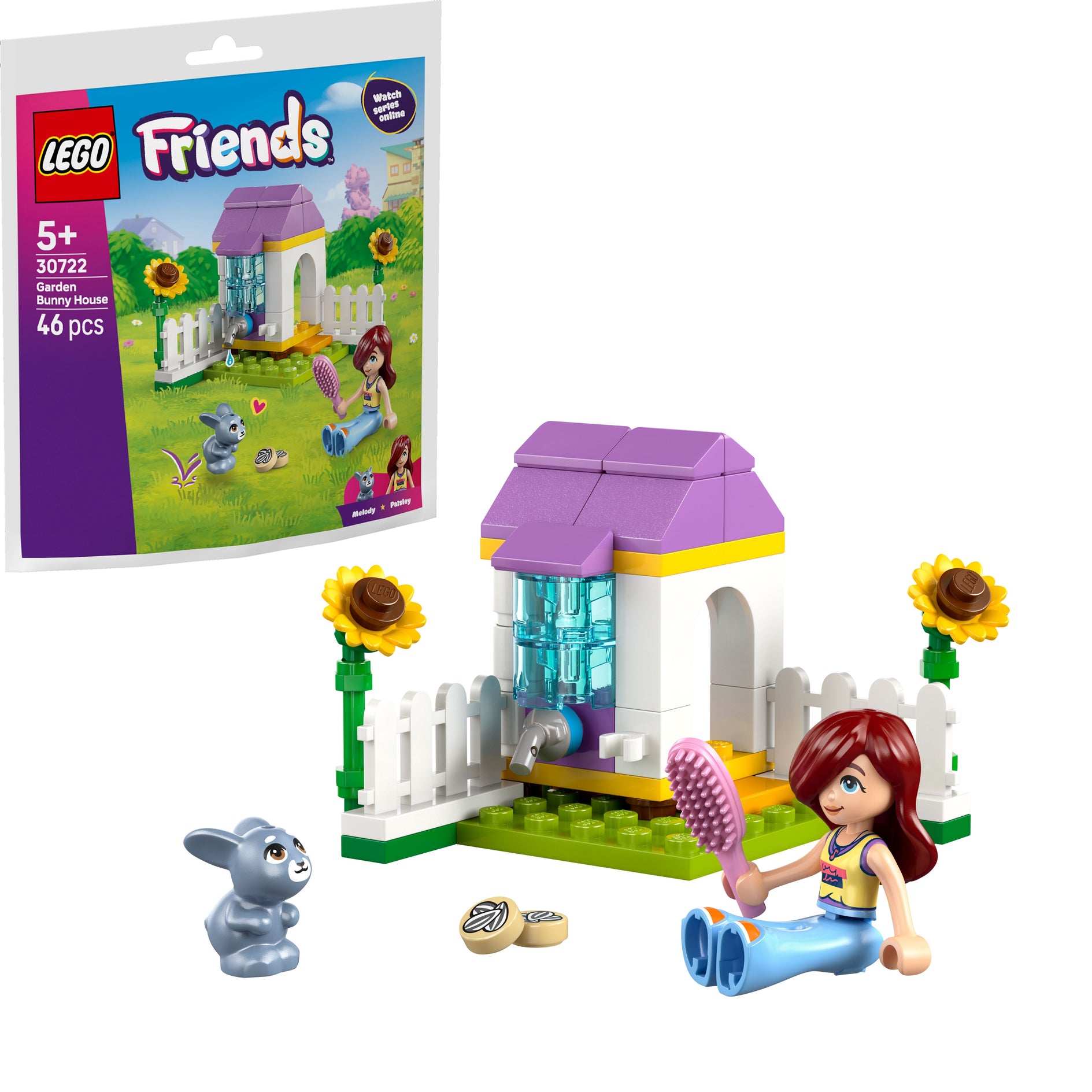 LEGO Friends Garten mit Hasenstall 30722