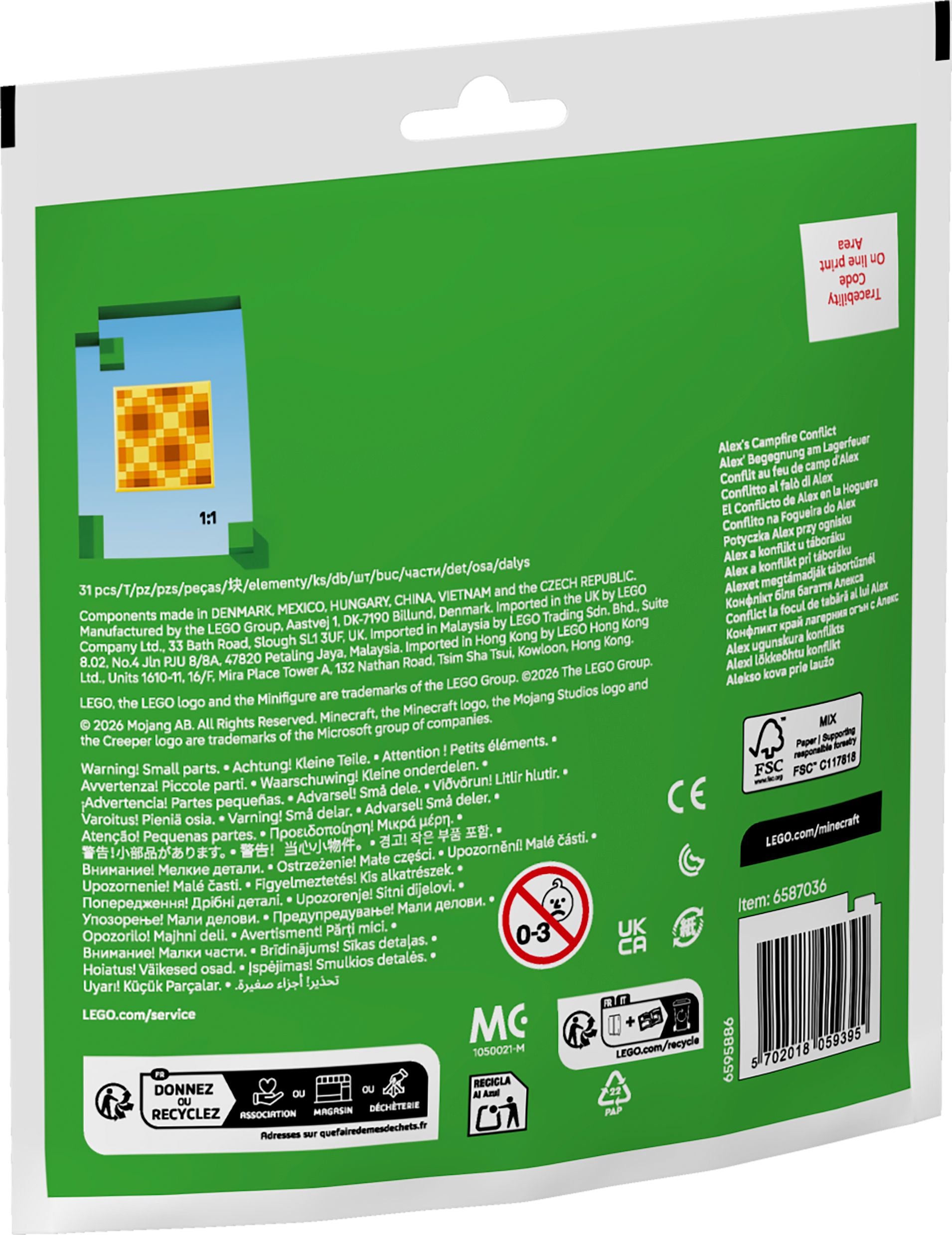 LEGO Minecraft 30732 Alex’ Begegnung am Lagerfeuer - Bild 4