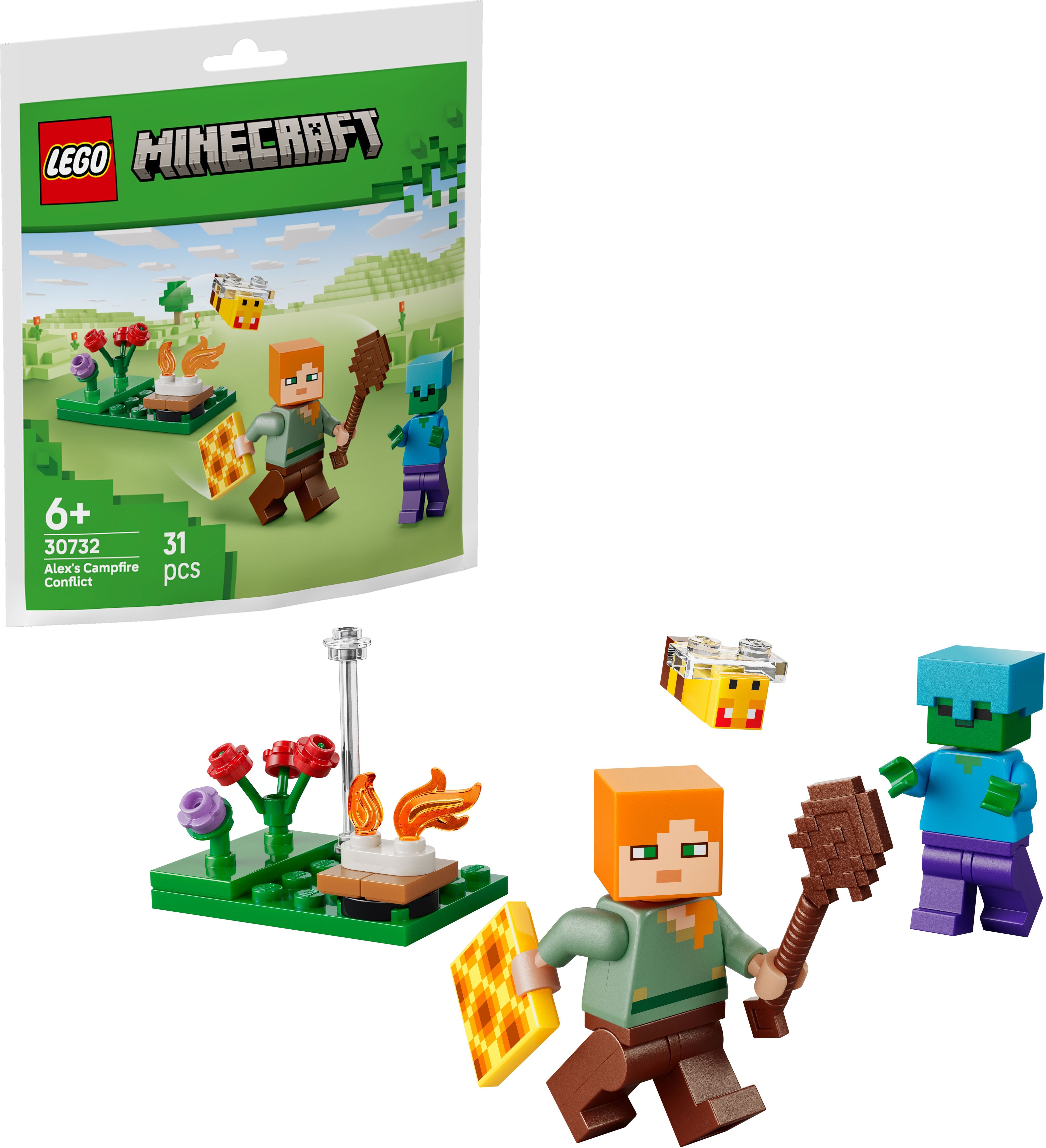 LEGO Minecraft 30732 Alex’ Begegnung am Lagerfeuer - Bild 1