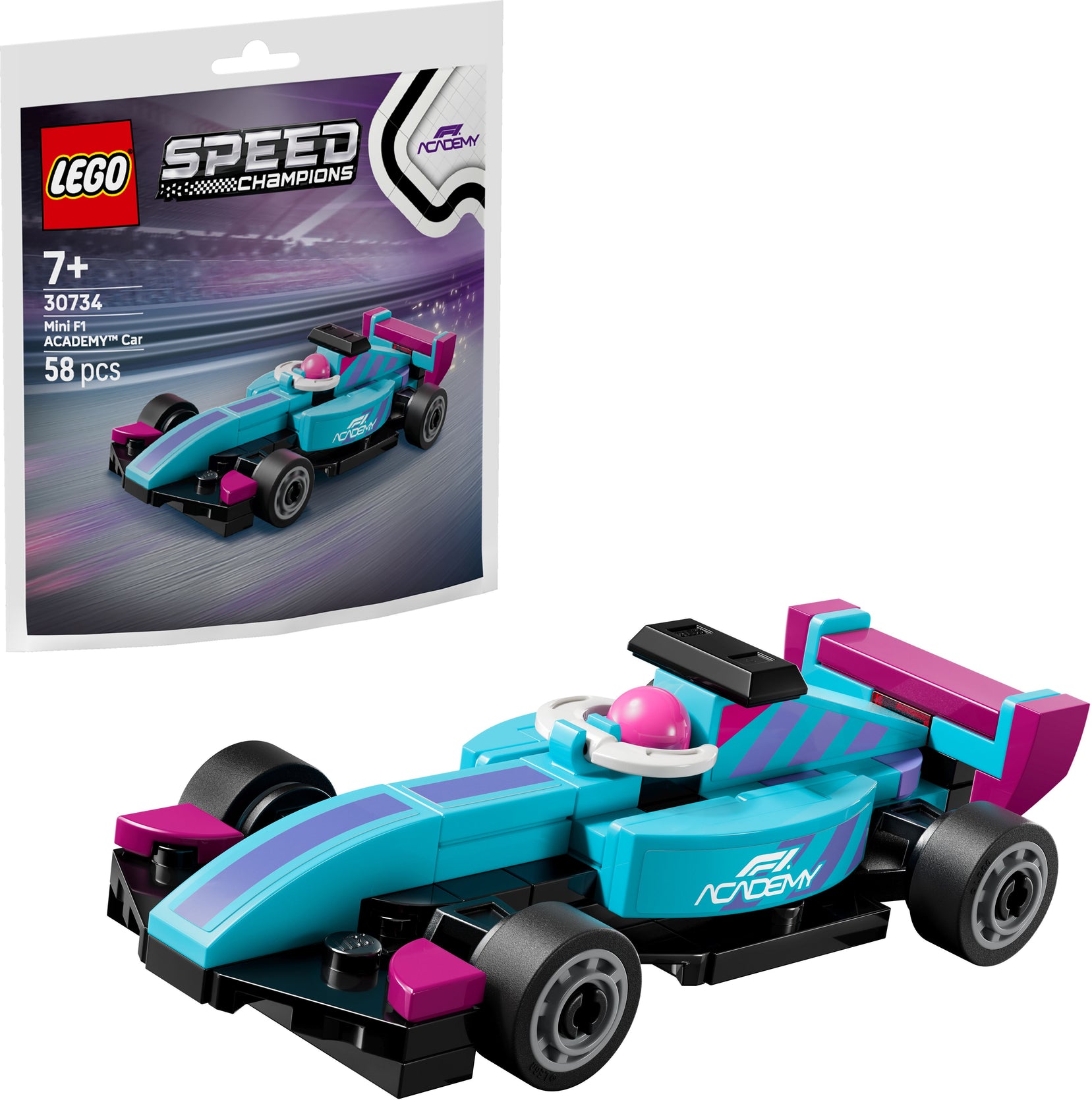 LEGO Speed Champions 30734 F1 ACADEMY Mini-Auto