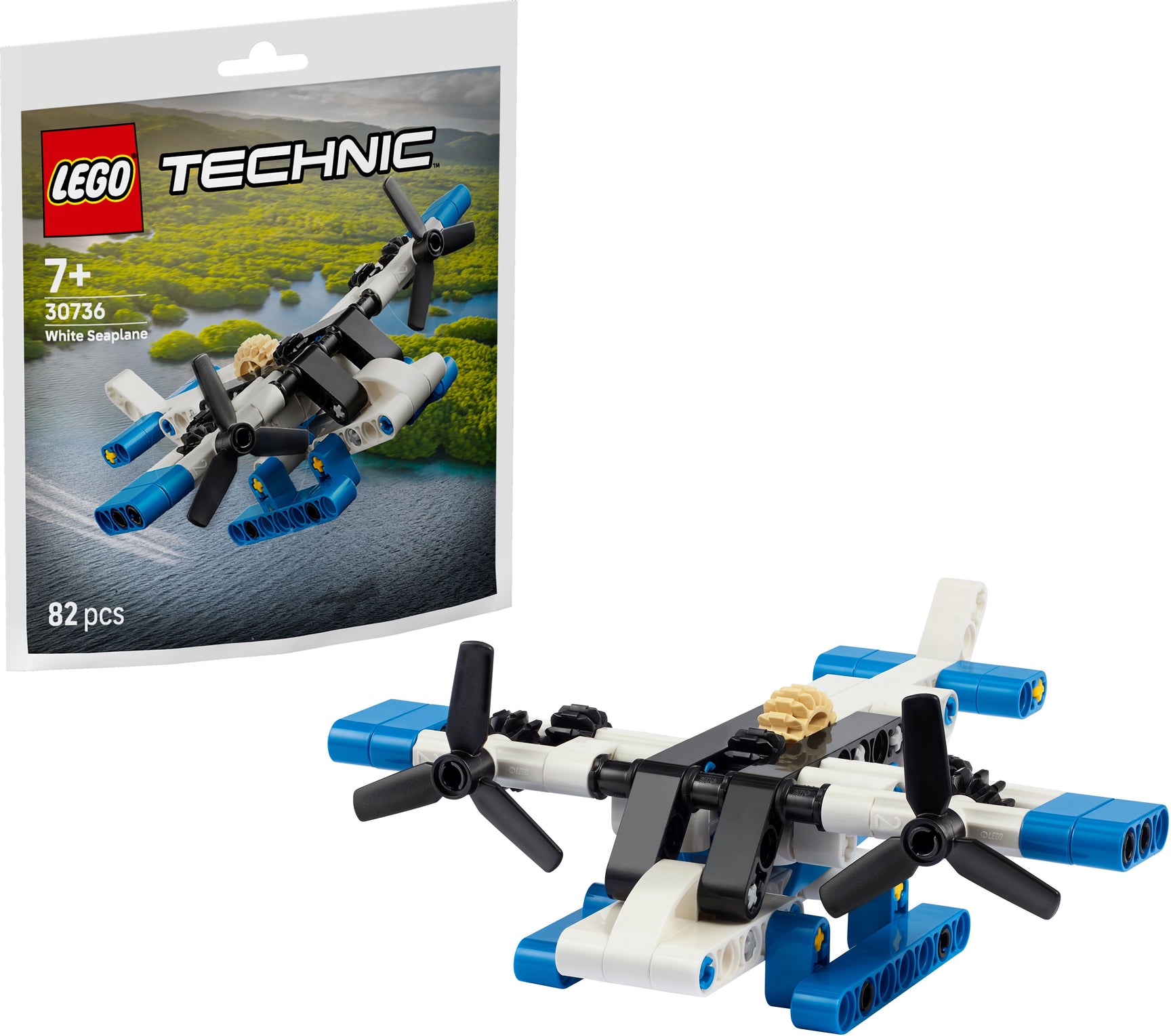LEGO Technic Weisses Wasserflugzeug 30736