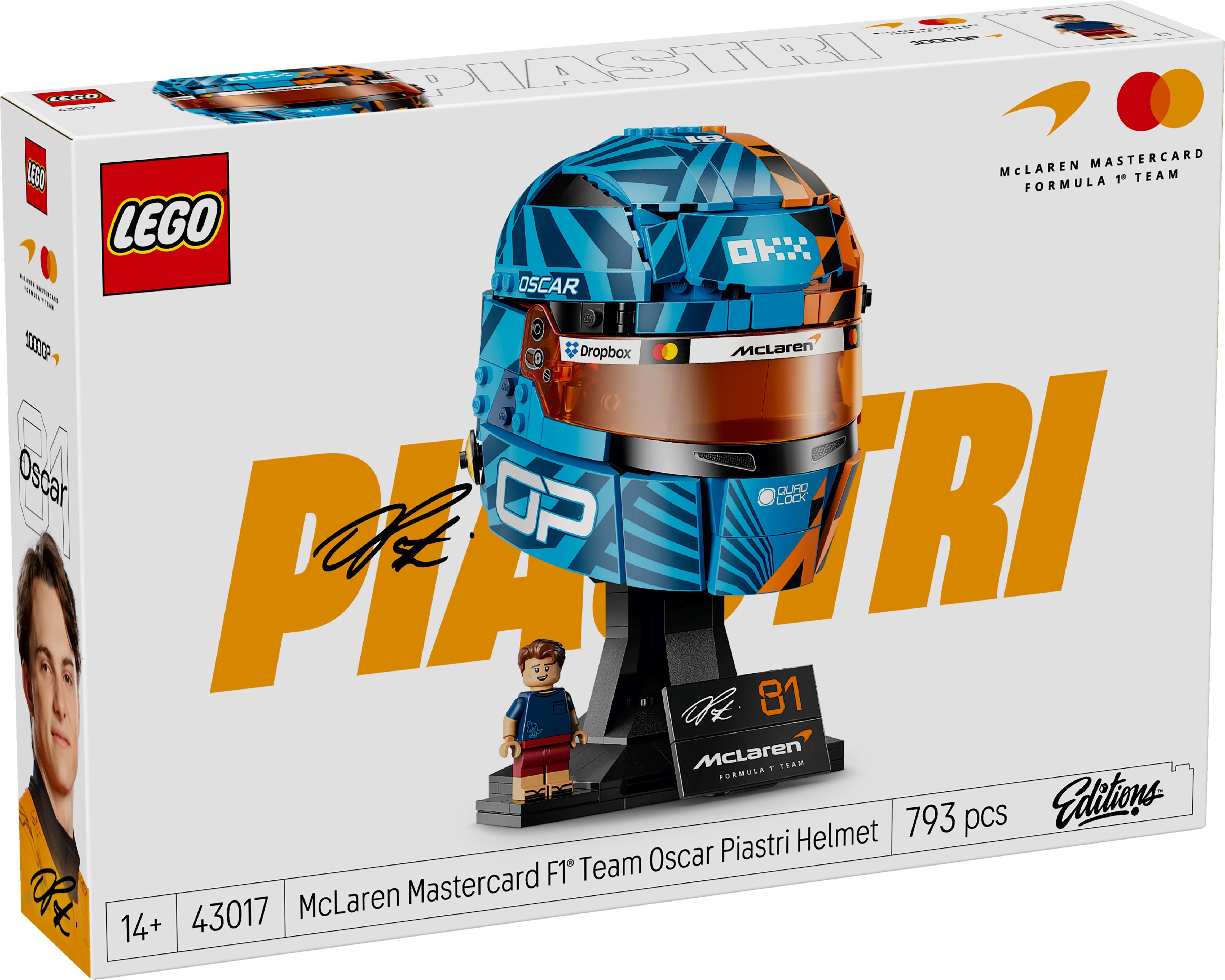 LEGO Special Editions 43017 McLaren Mastercard F1® Team Oscar Piastri Helm - Bild 2