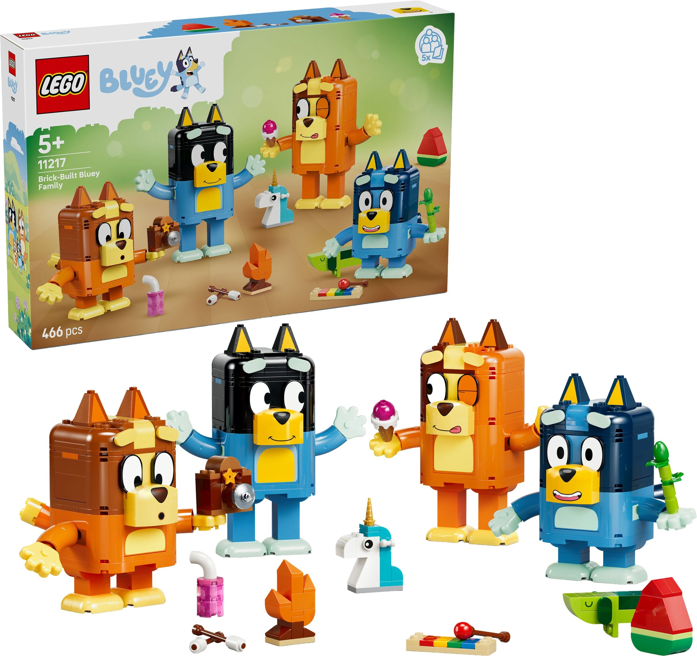 LEGO® Bluey 11217 Blueys Familie aus LEGO Steinen - Bild 1