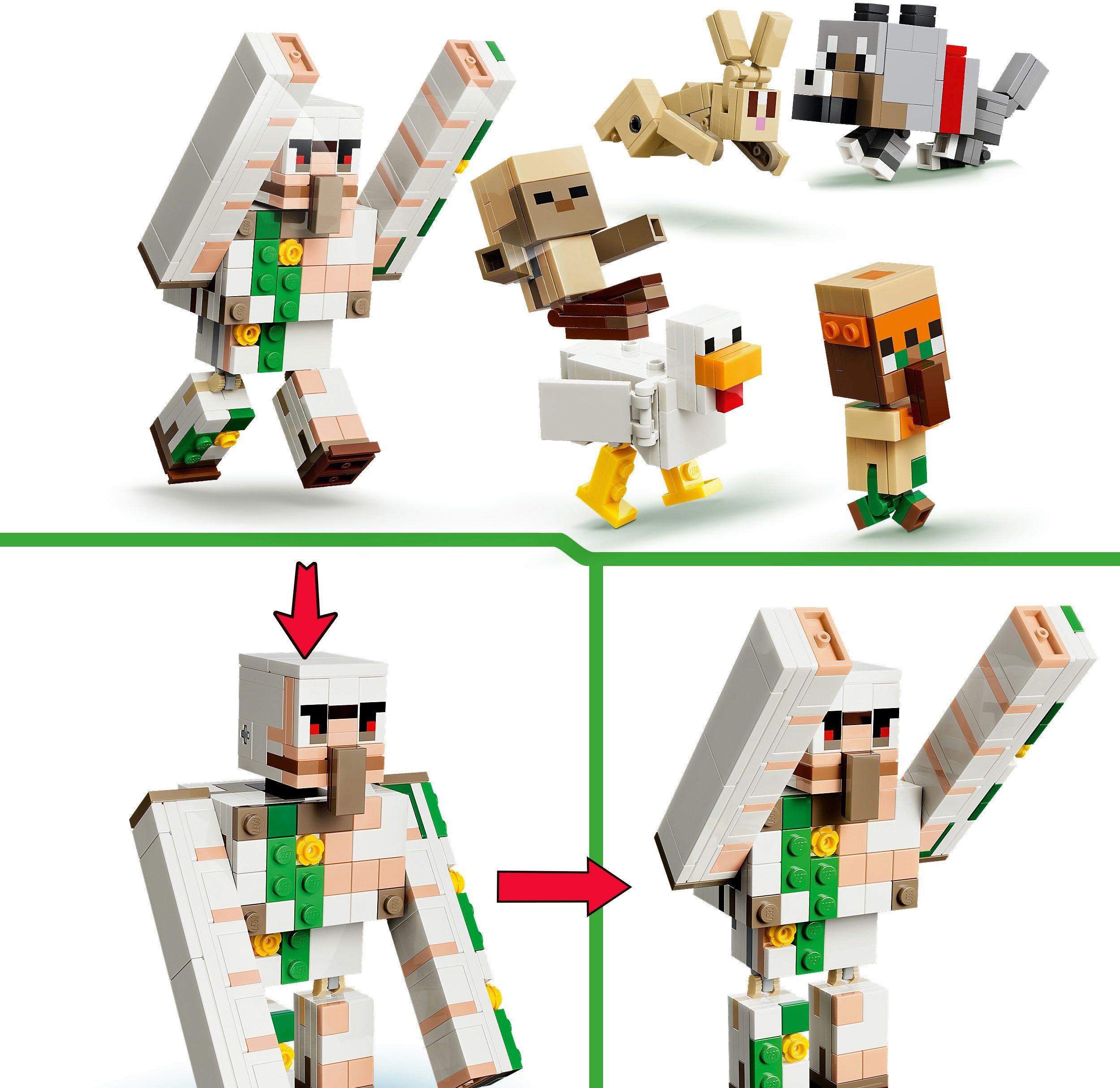 LEGO® Minecraft™ 21592 Angriff des Hühnerreiters in der Wüste - Bild 6
