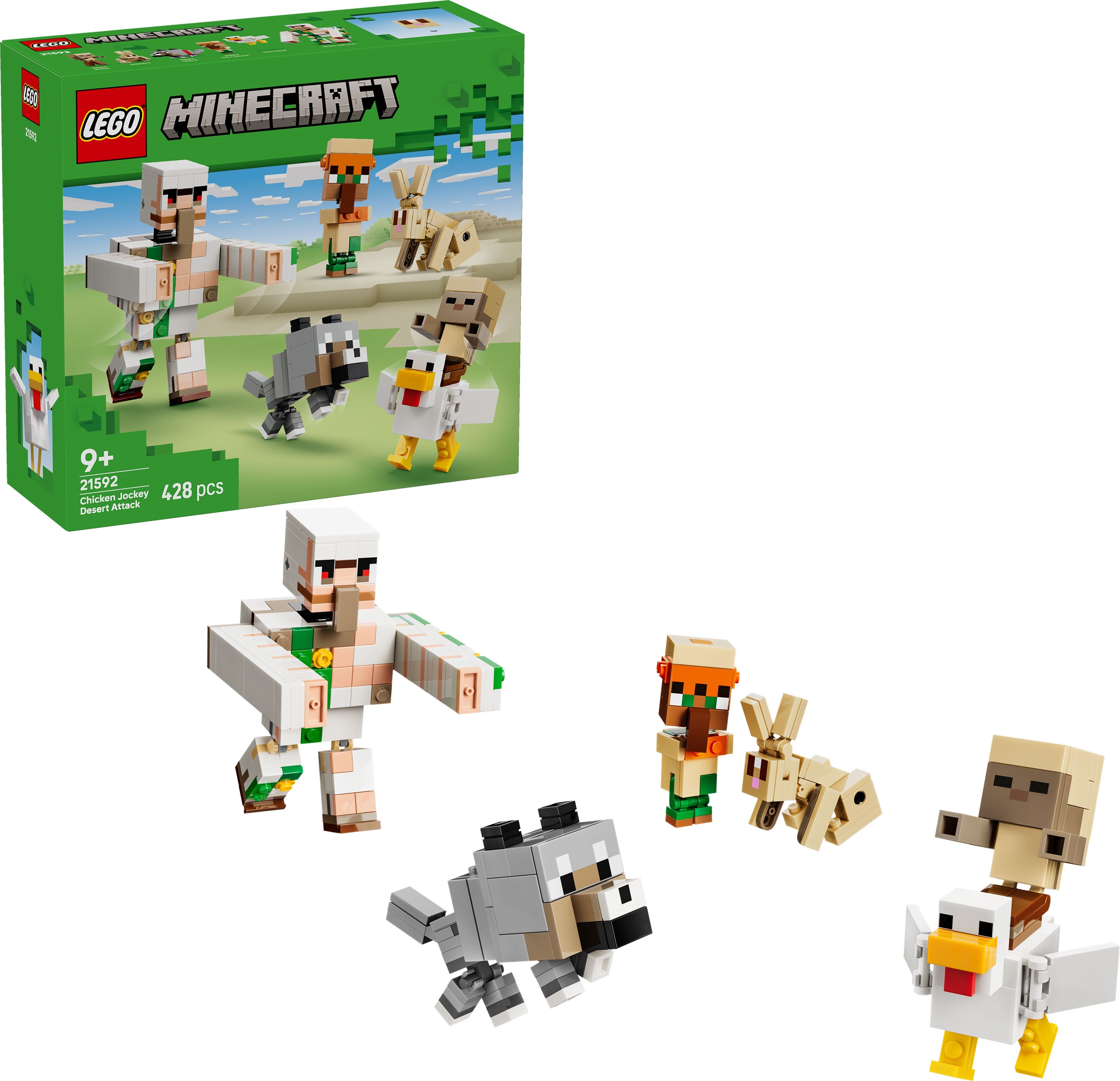 LEGO® Minecraft™ 21592 Angriff des Hühnerreiters in der Wüste - Bild 1