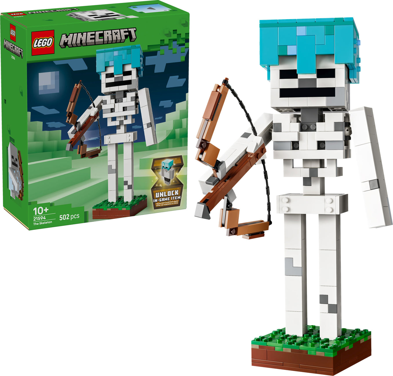 LEGO® Minecraft™ 21594 Das Skelett