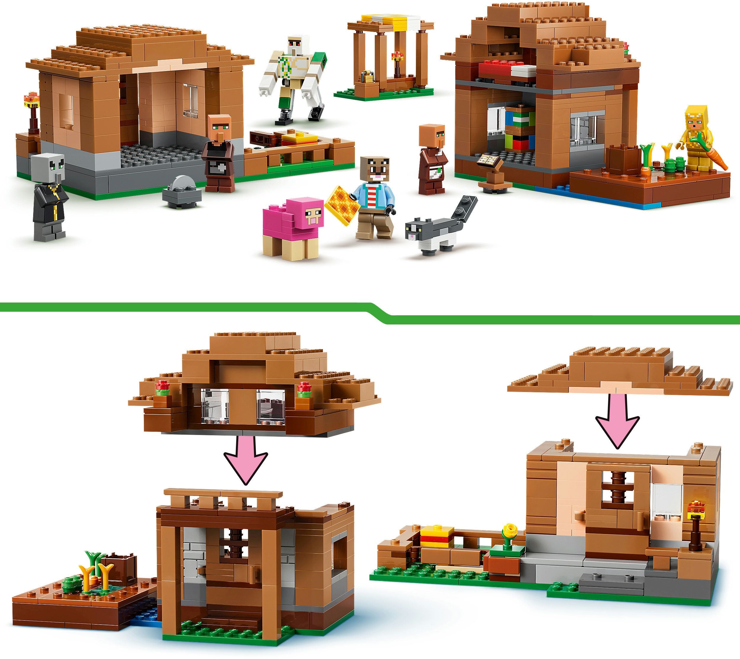 LEGO® Minecraft™ 21596 Angriff des Magiers auf das Dorf - Bild 7