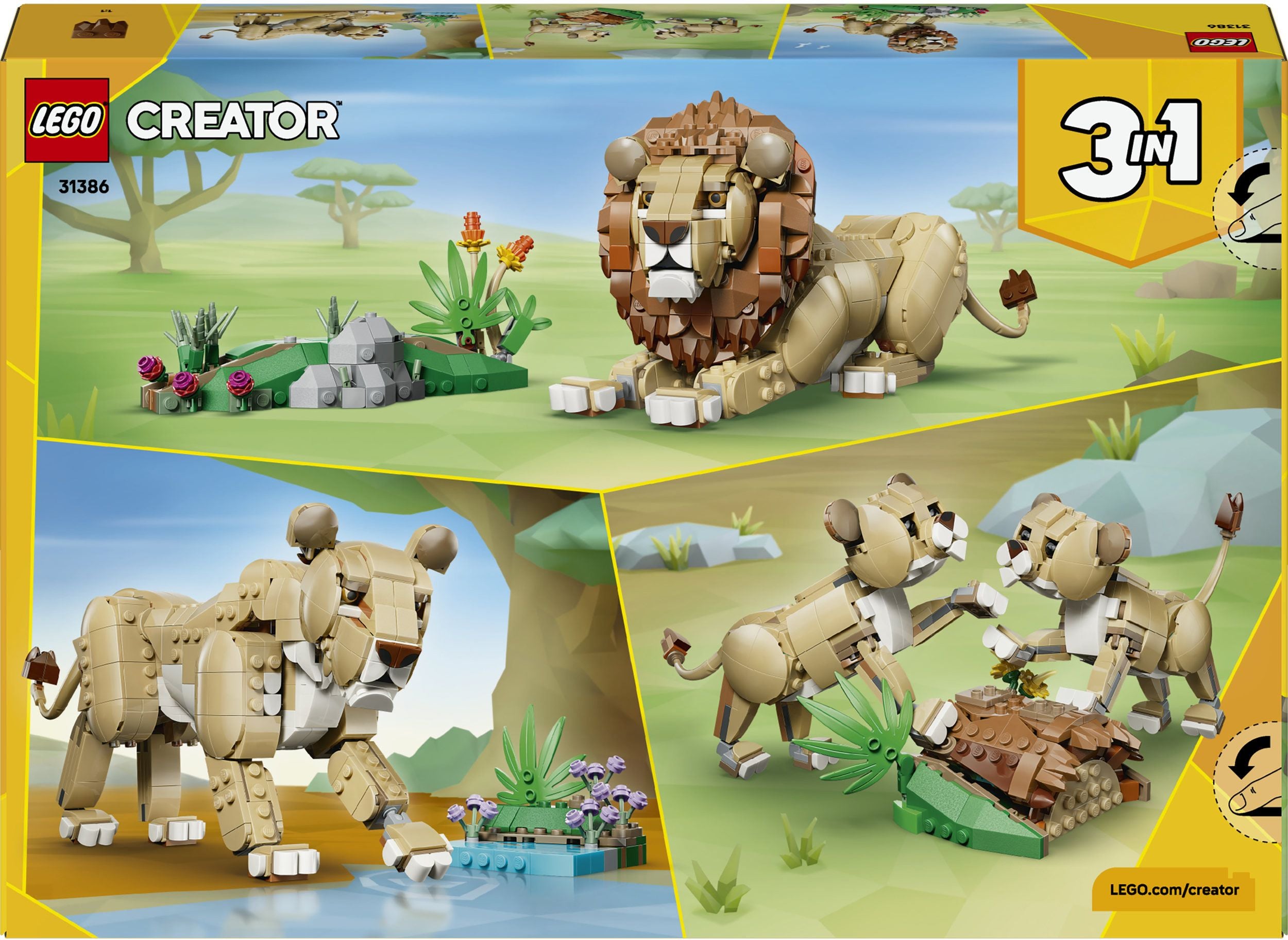 LEGO Creator 31386 Wilde Tiere - Majestätischer Löwe - Bild 9