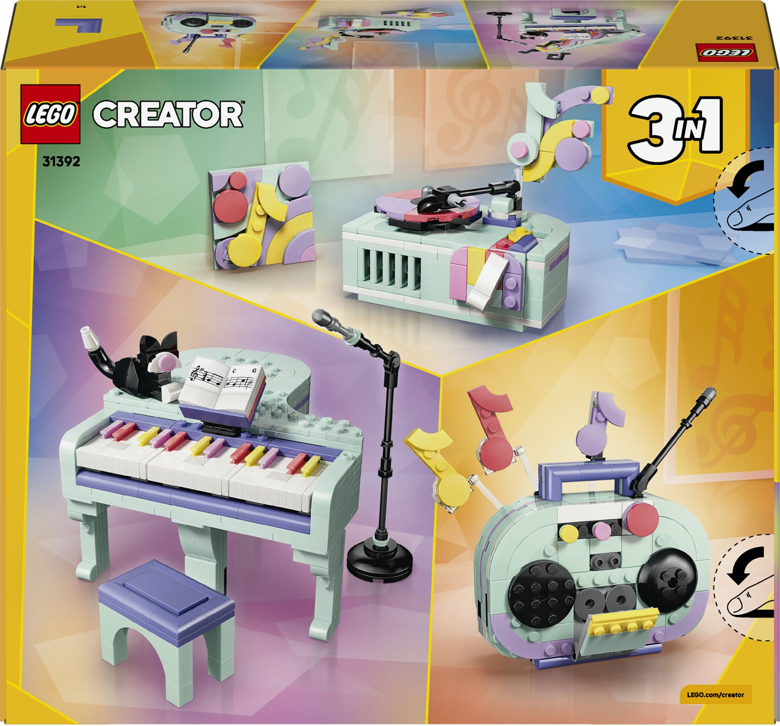 LEGO Creator 31392 Deko-Klavier mit Katze - Bild 8