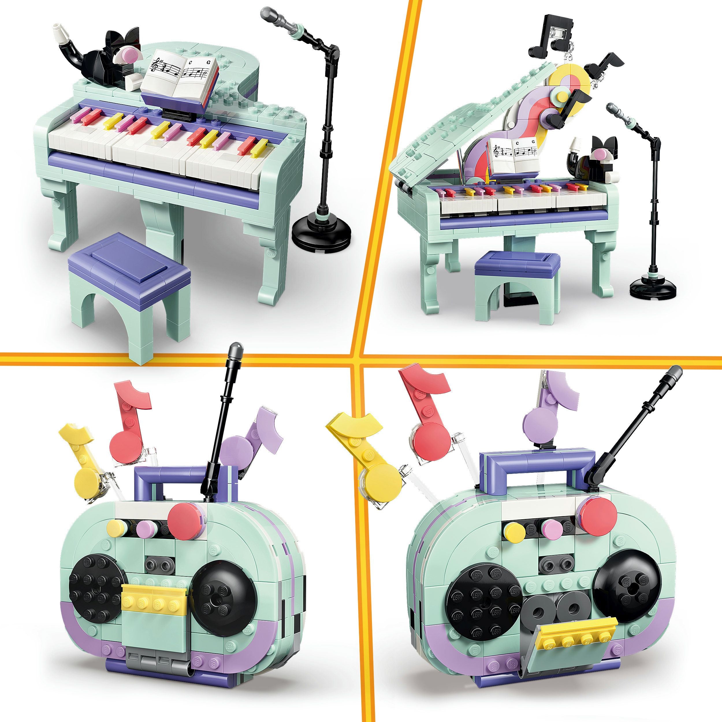 LEGO Creator 31392 Deko-Klavier mit Katze - Bild 6