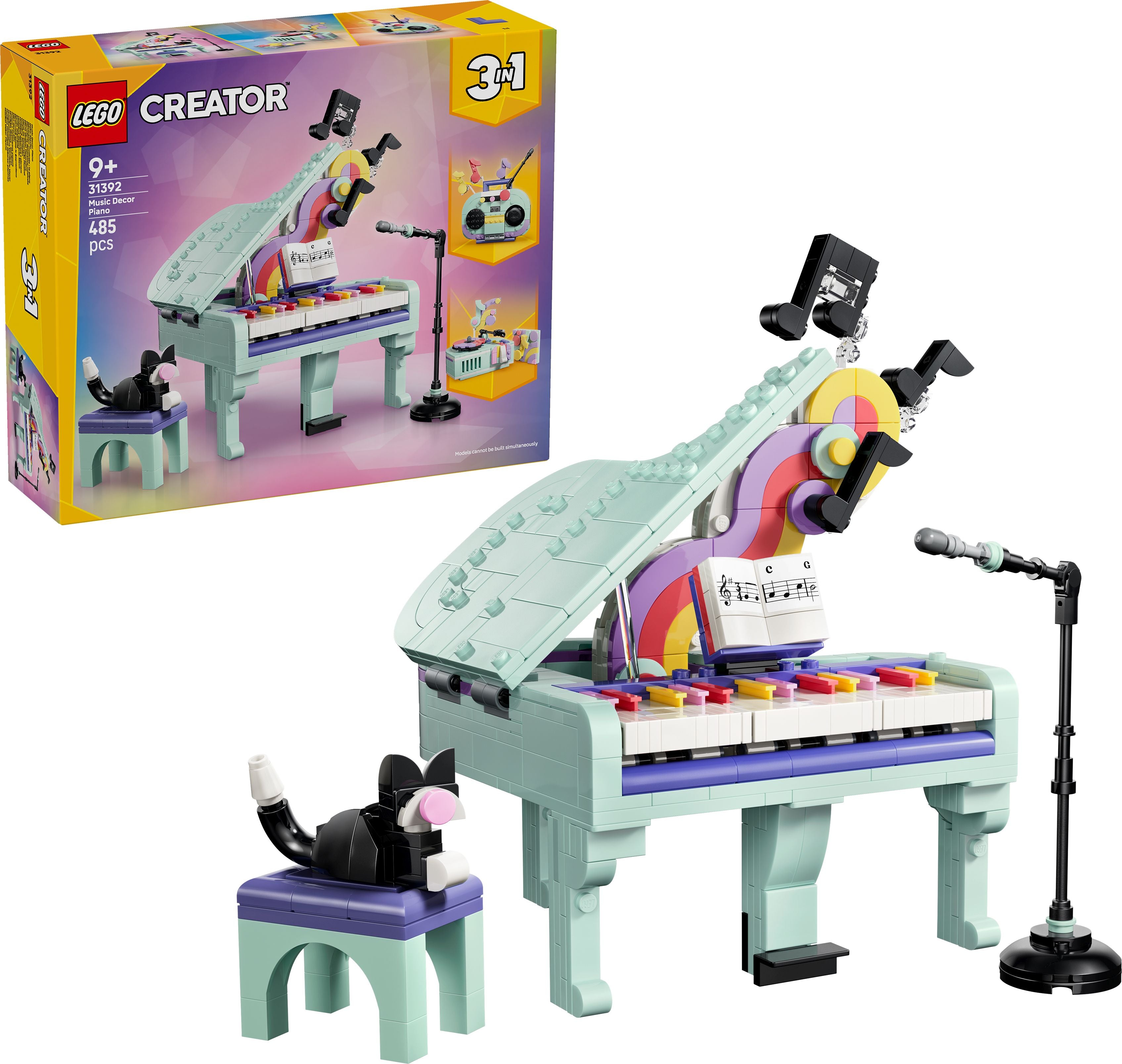 LEGO Creator 31392 Deko-Klavier mit Katze - Bild 1