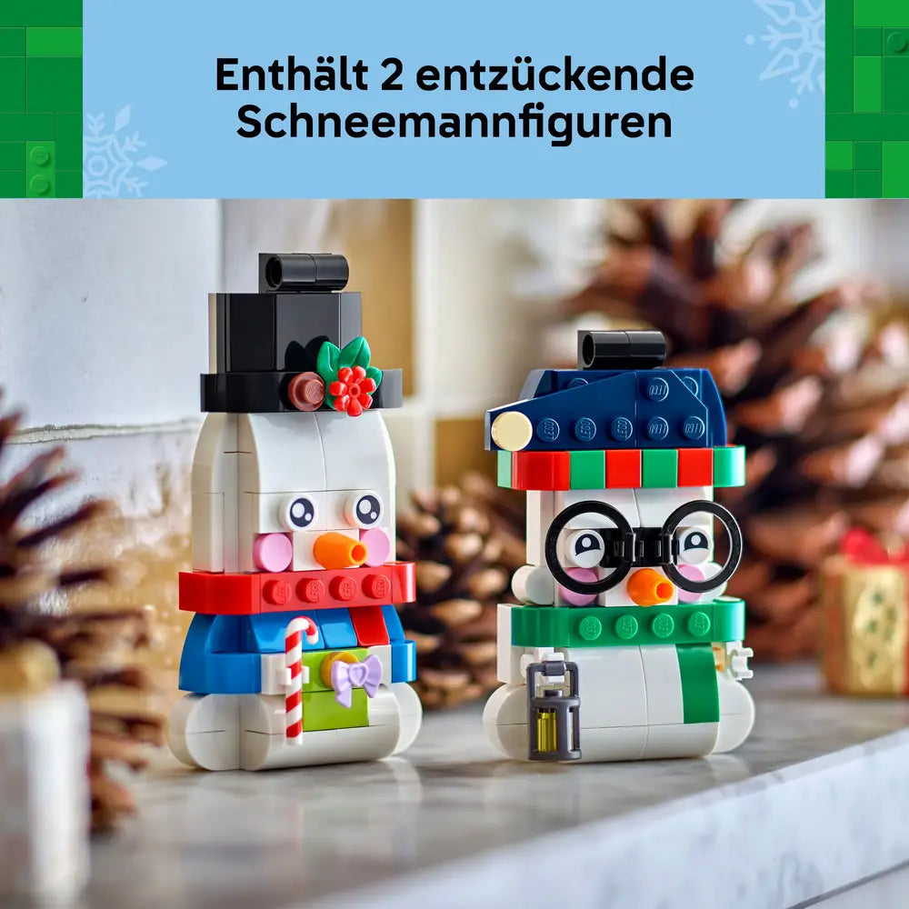 LEGO Iconic Deko-Schneemänner 40812 - Bild 6