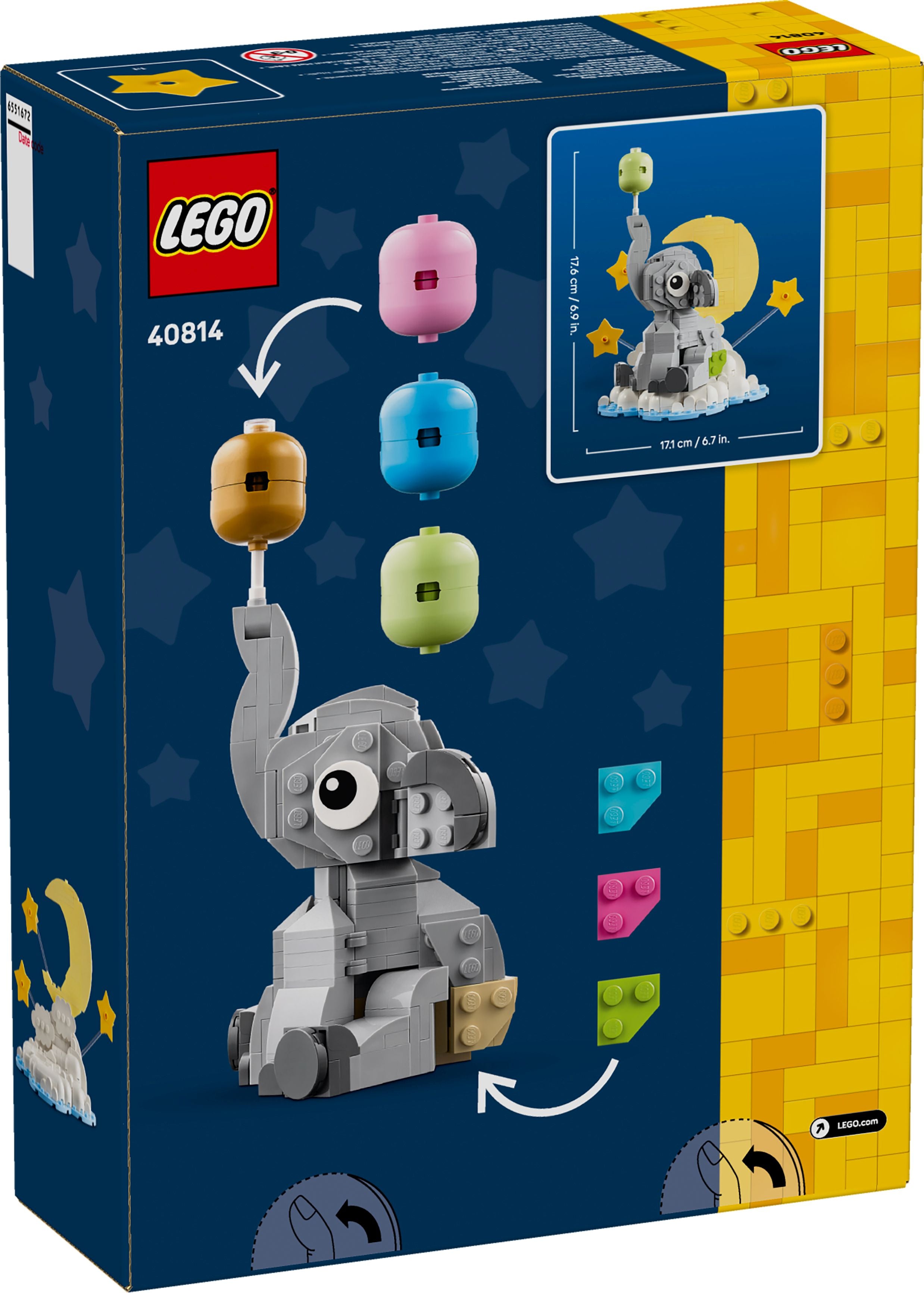 LEGO Iconic 40814 Schwebender Baby-Elefant - Bild 5