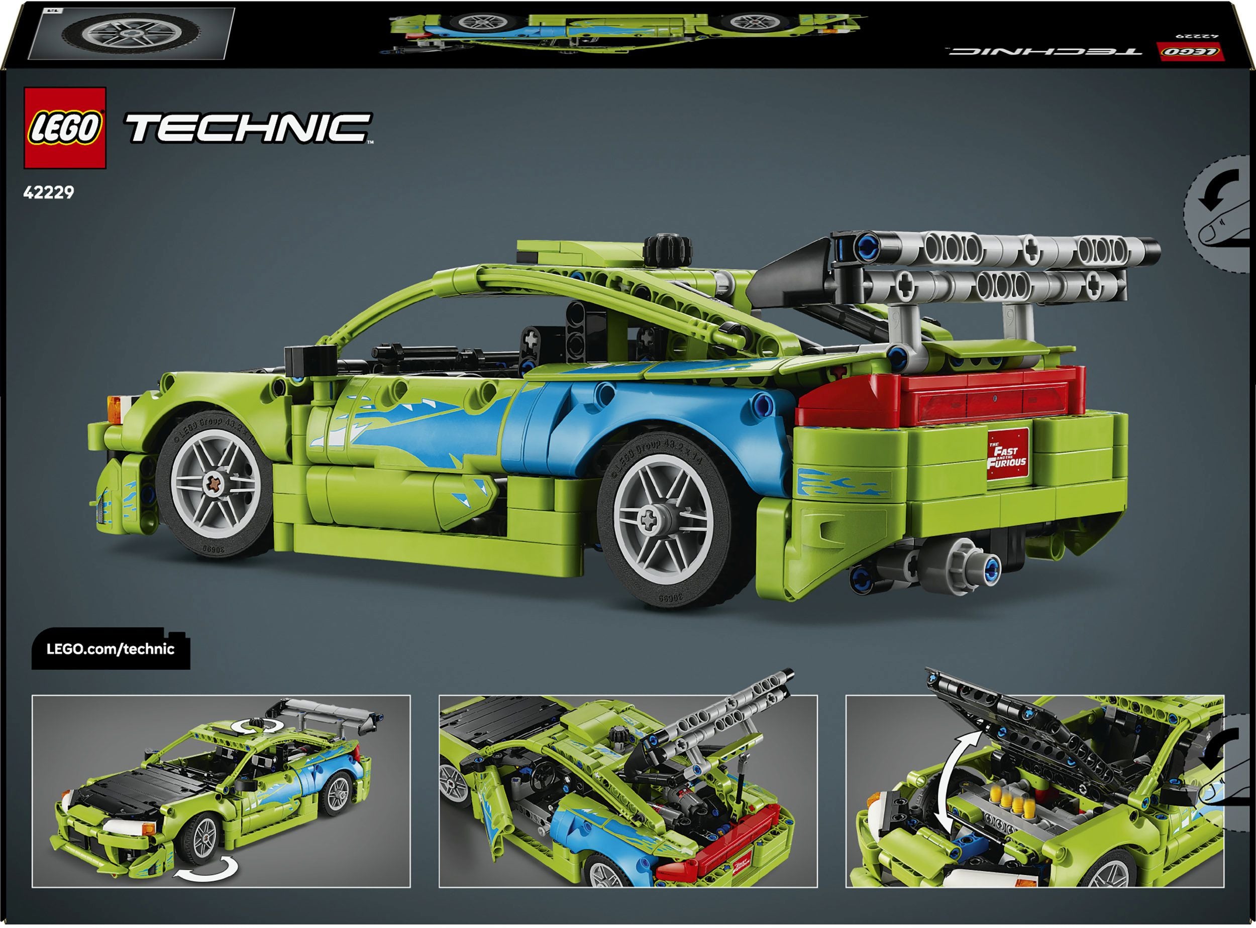 LEGO Technic 42229 Fast and Furious Mitsubishi Eclipse Auto - Bild 11