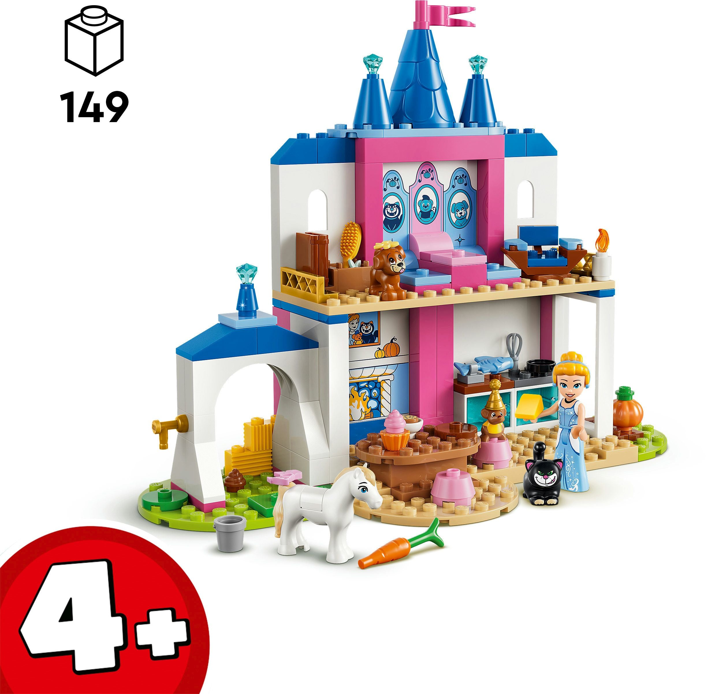 LEGO Disney 43283 Cinderellas Tierpalast - Bild 7
