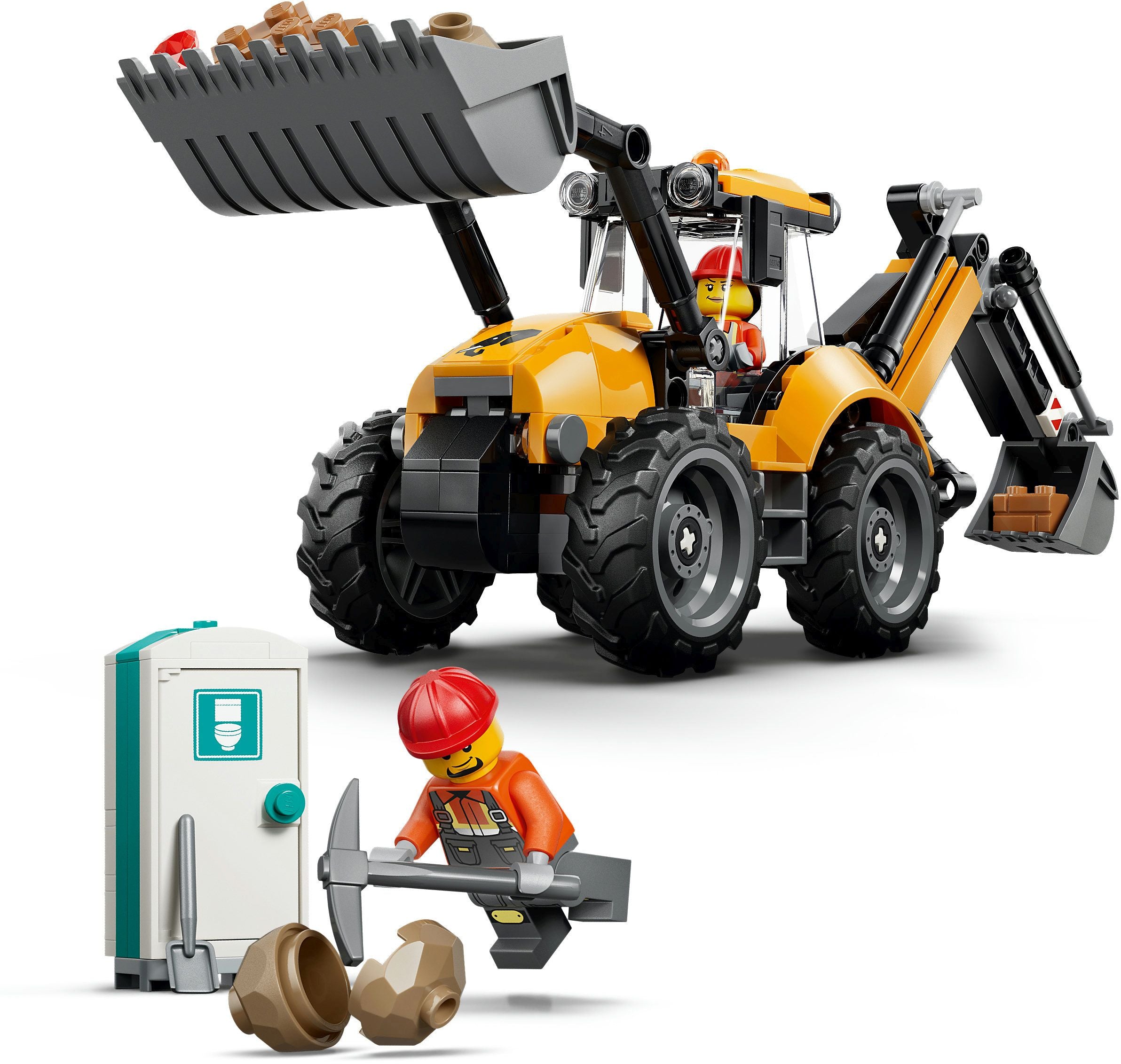 LEGO City 60480 Gelber Baggerlader - Bild 3