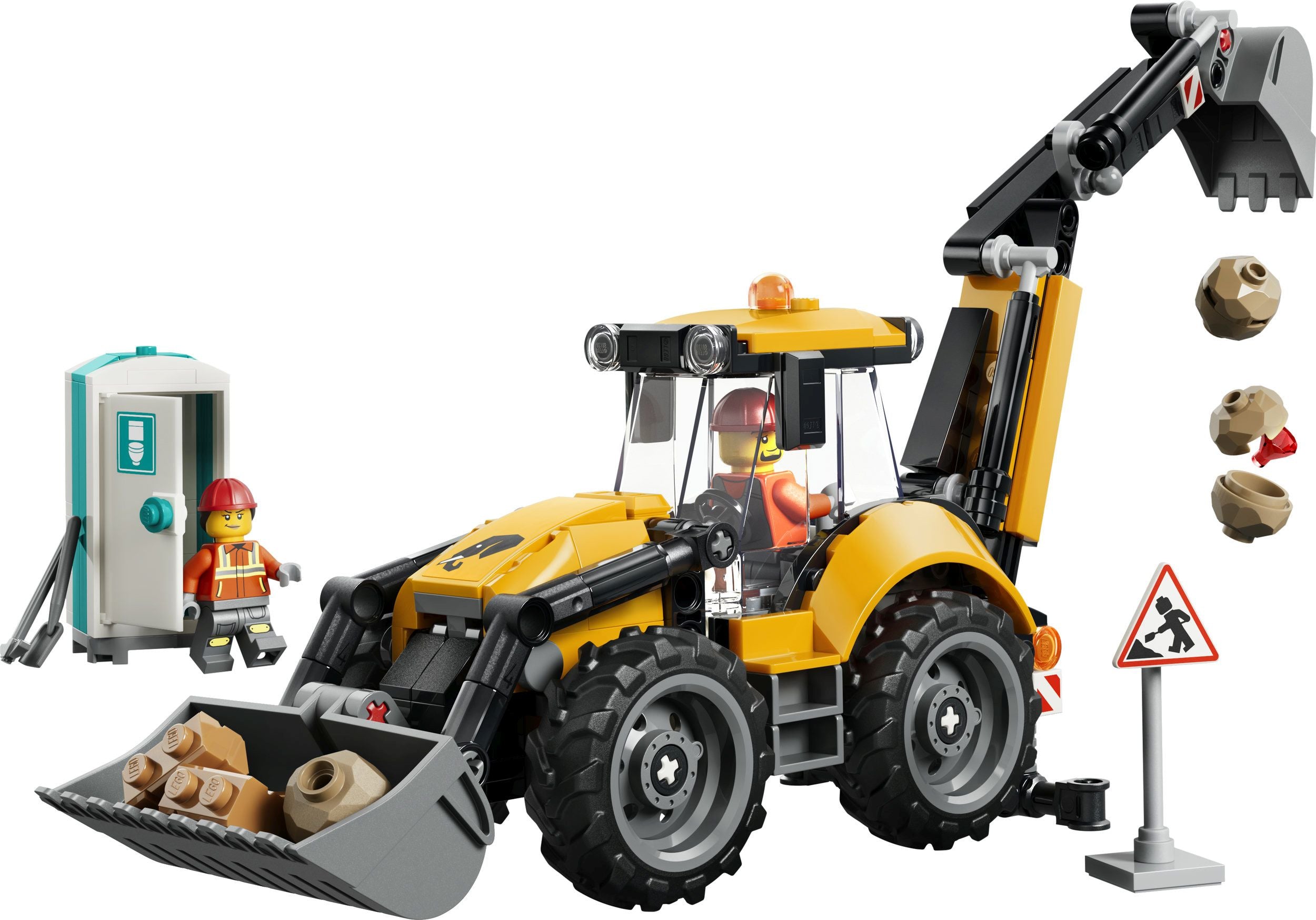 LEGO City 60480 Gelber Baggerlader - Bild 2