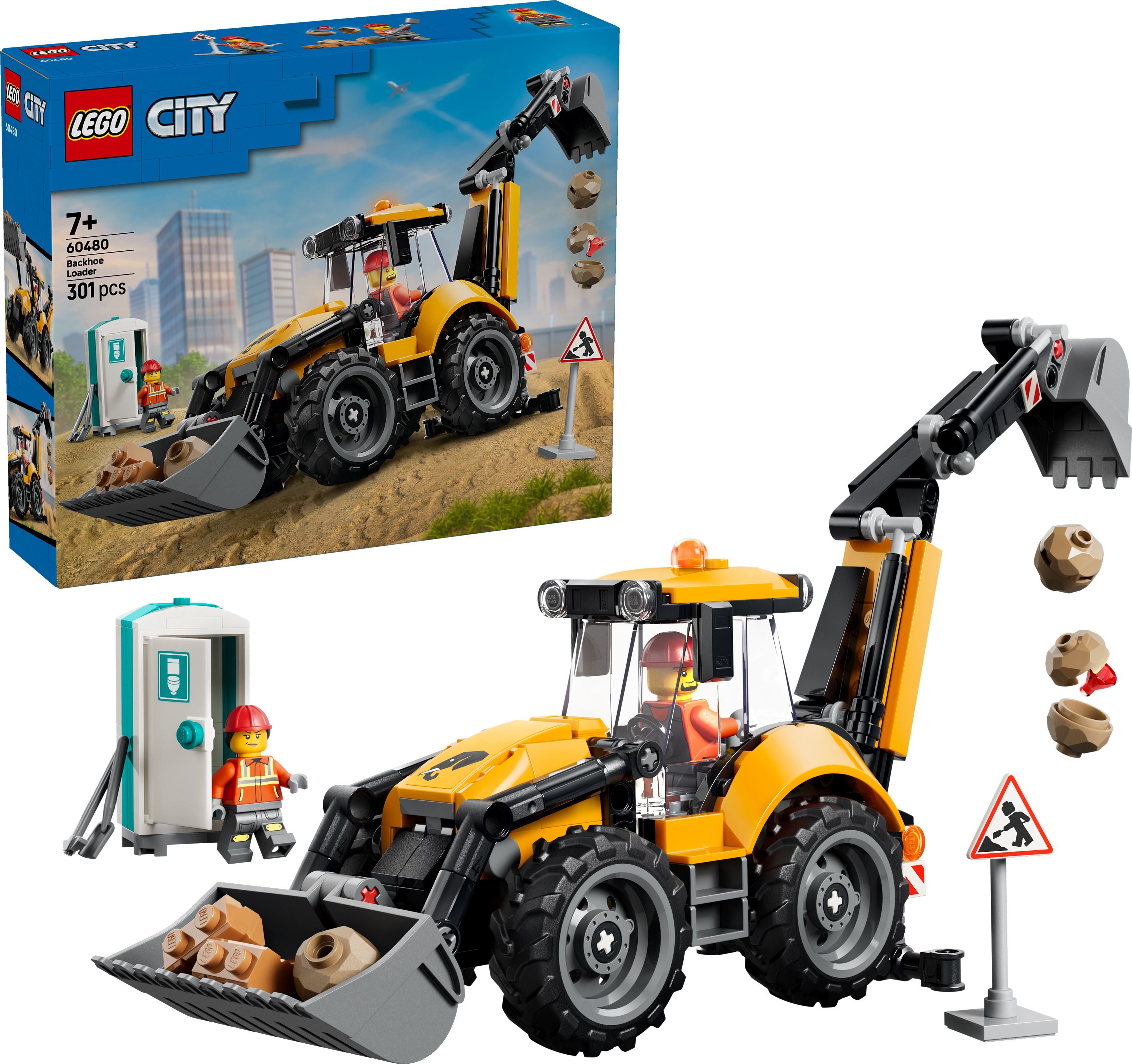 LEGO City 60480 Gelber Baggerlader - Bild 6
