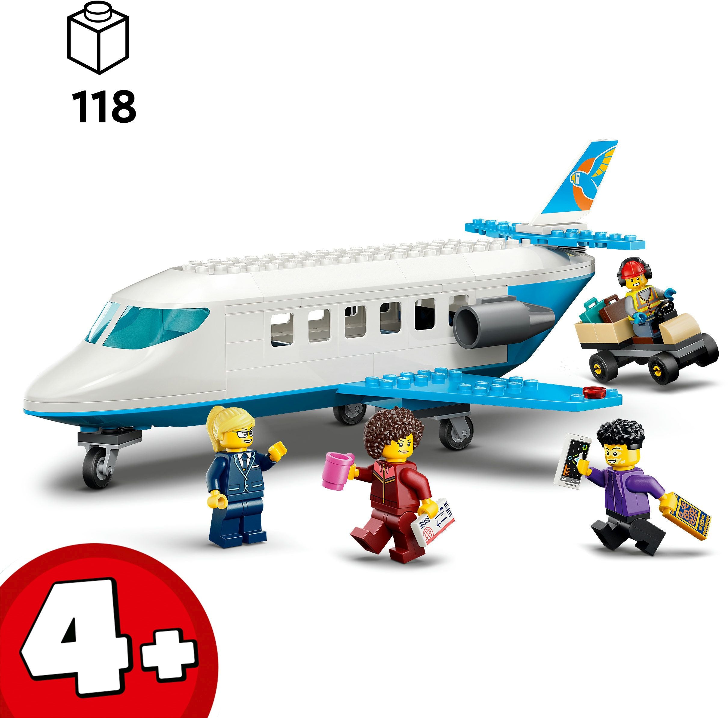 LEGO City 60492 Passagierjet - Bild 6