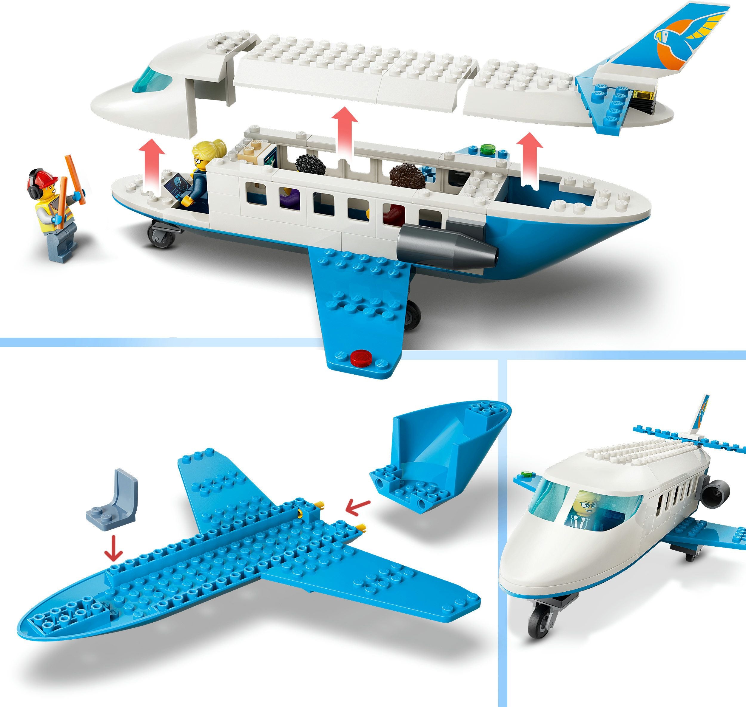 LEGO City 60492 Passagierjet - Bild 7