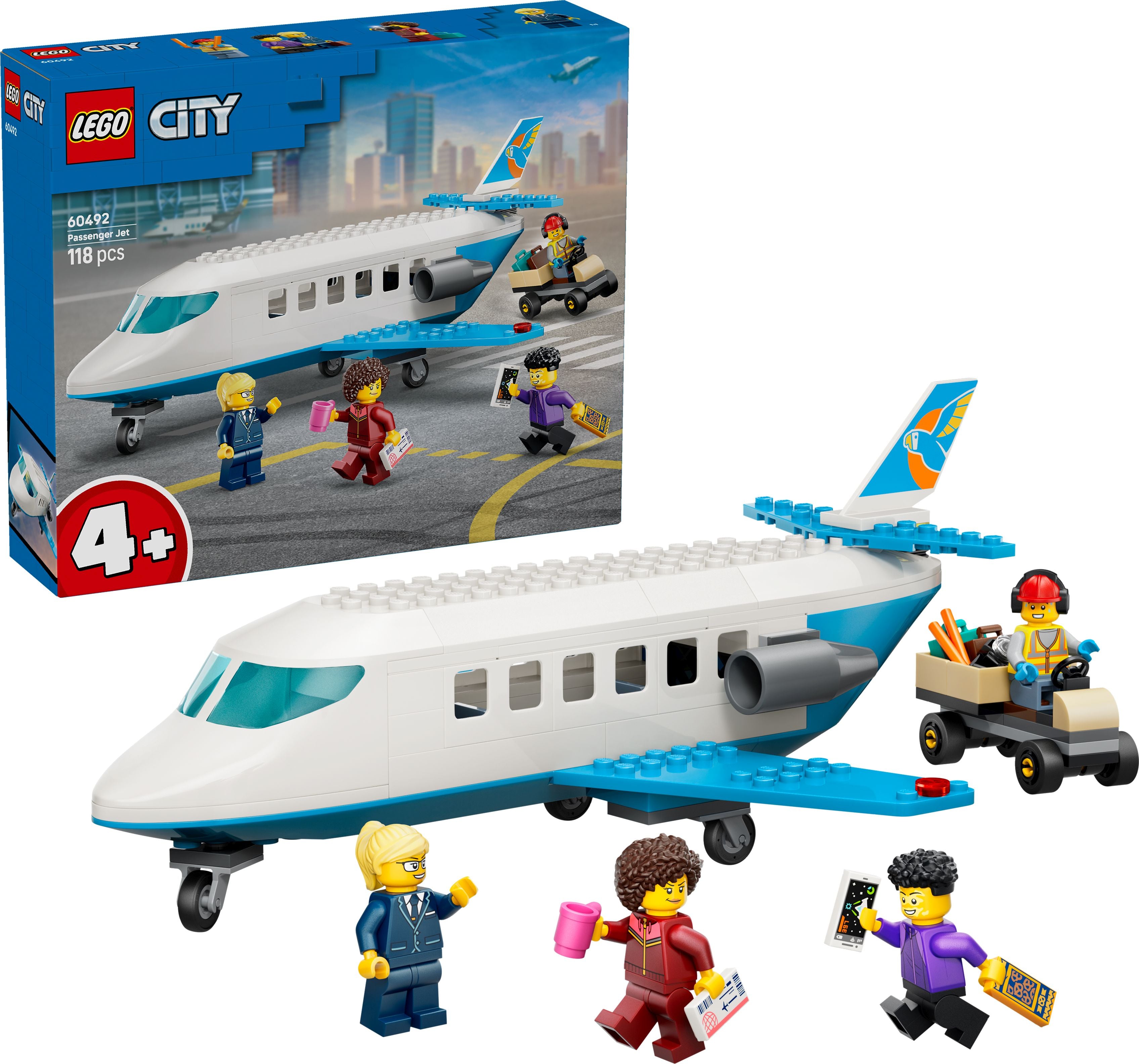 LEGO City 60492 Passagierjet - Bild 1