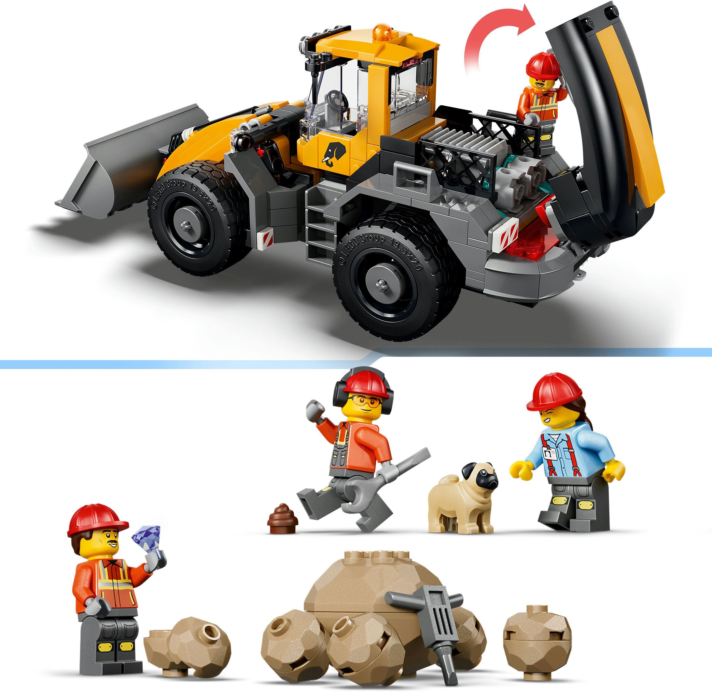 LEGO City 60494 Kipplaster und Schaufellader - Bild 6